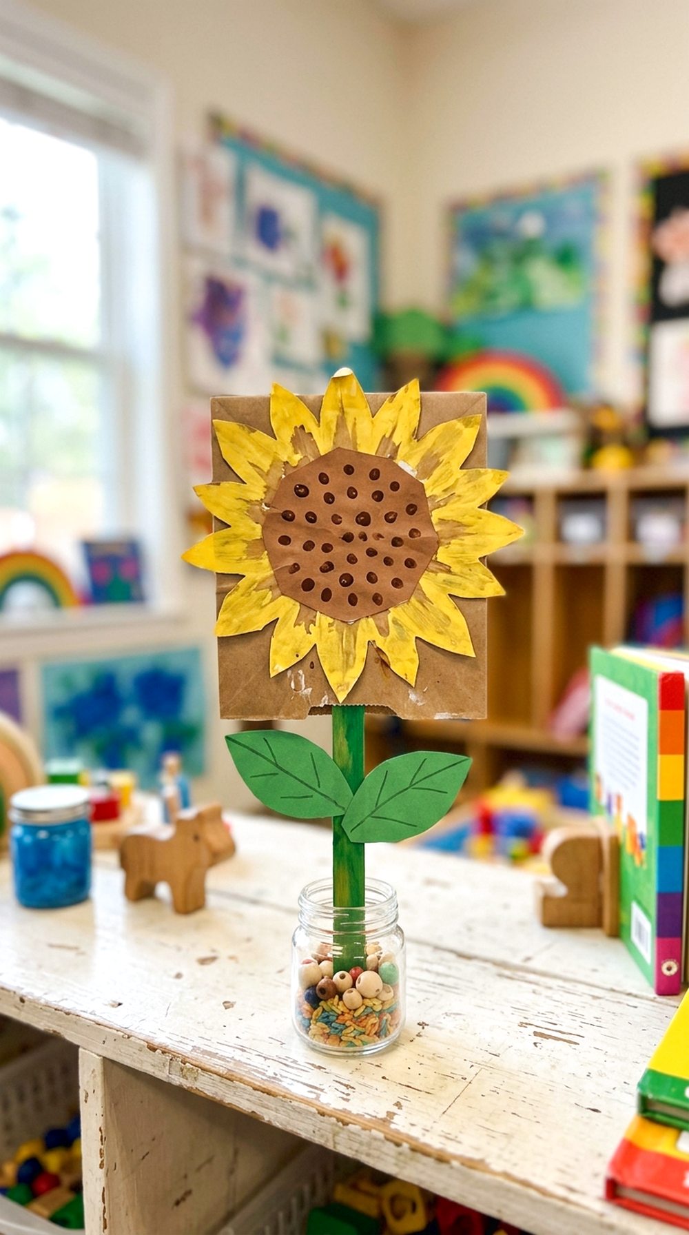Paper Bag Sunflower