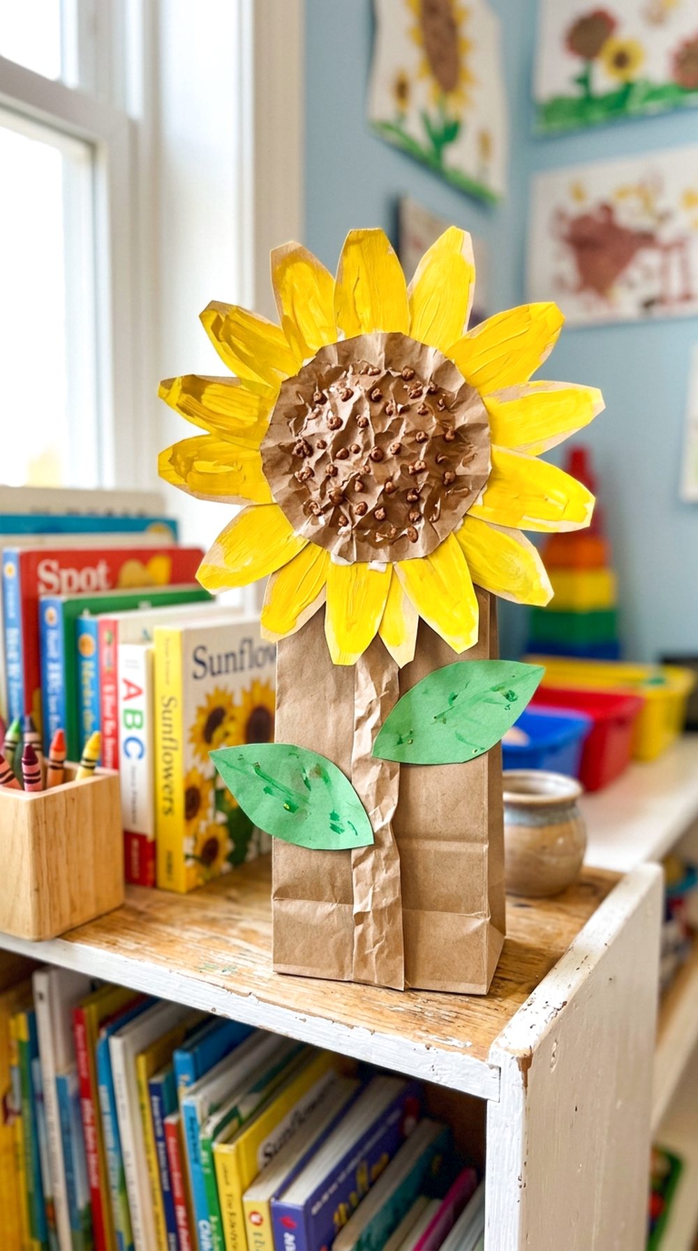 Paper Bag Sunflower