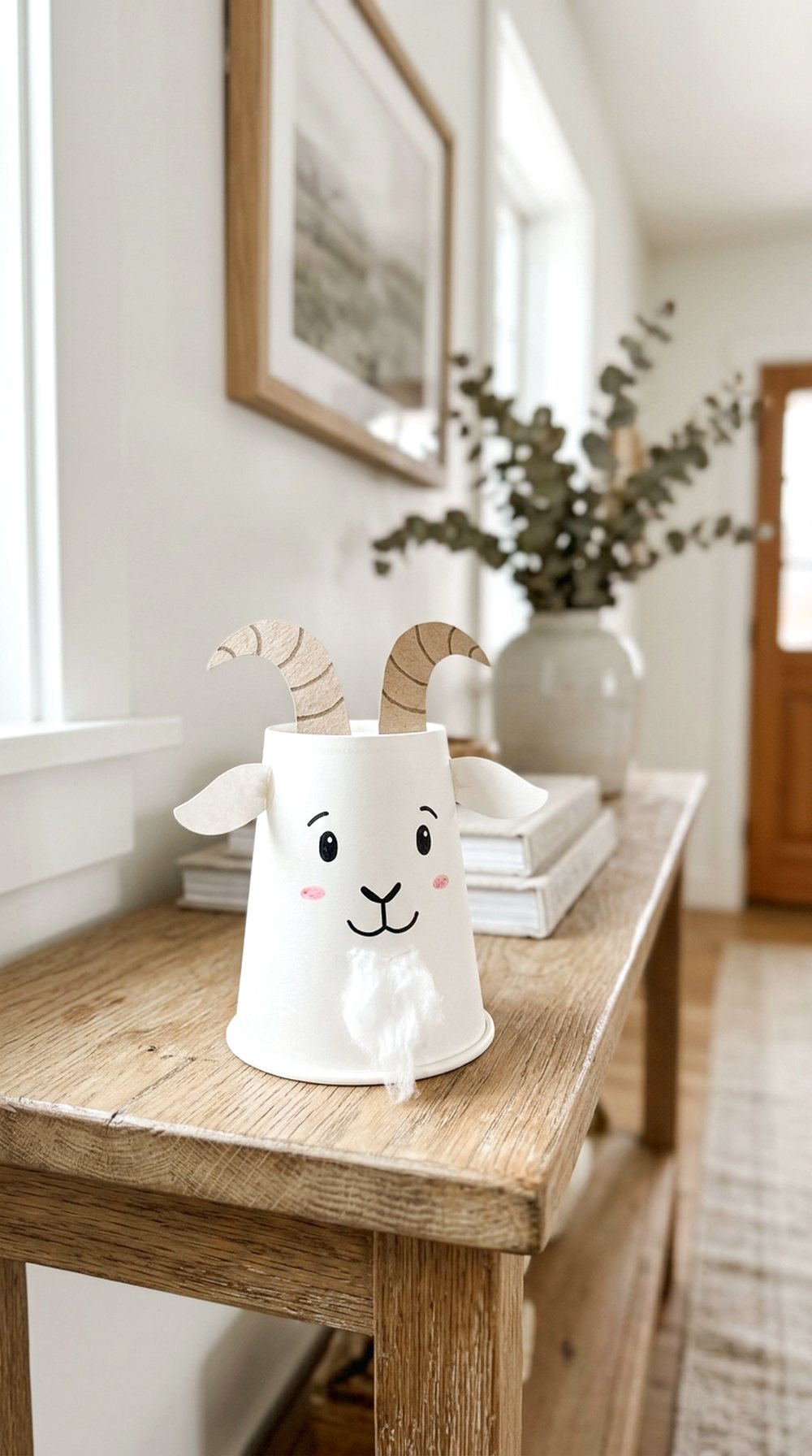 Paper Cup Goat Craft