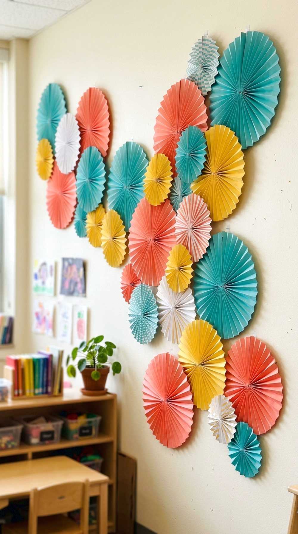 Paper Fan Summer Wall Art