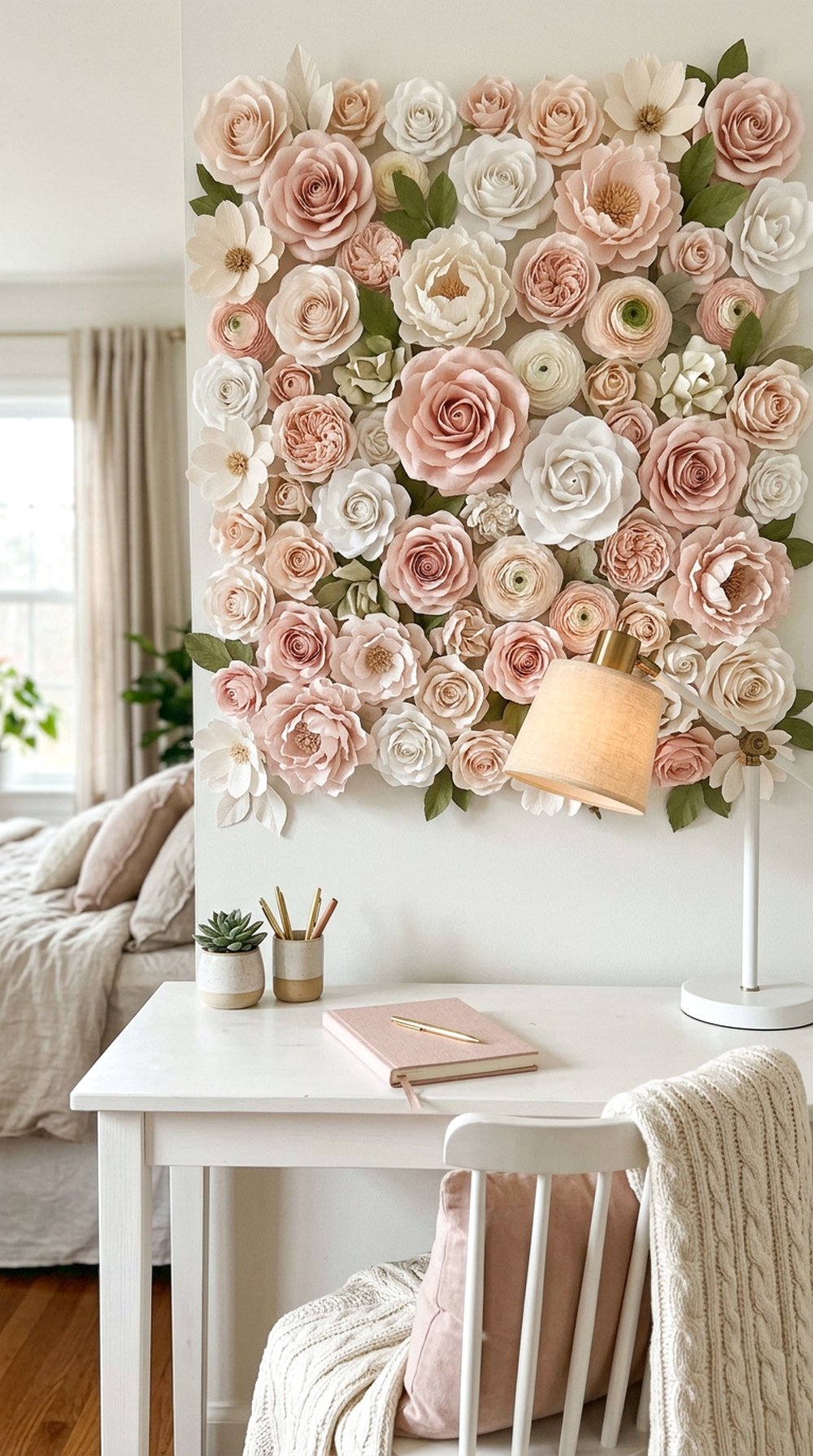Paper Flower Wall Decor
