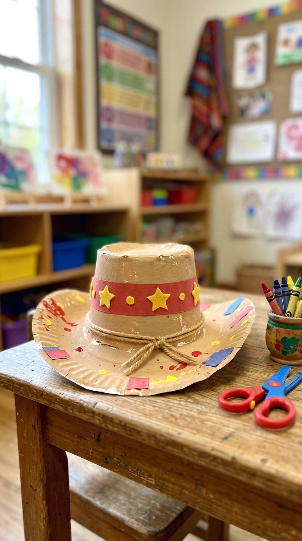 Paper Plate Cowboy Hat
