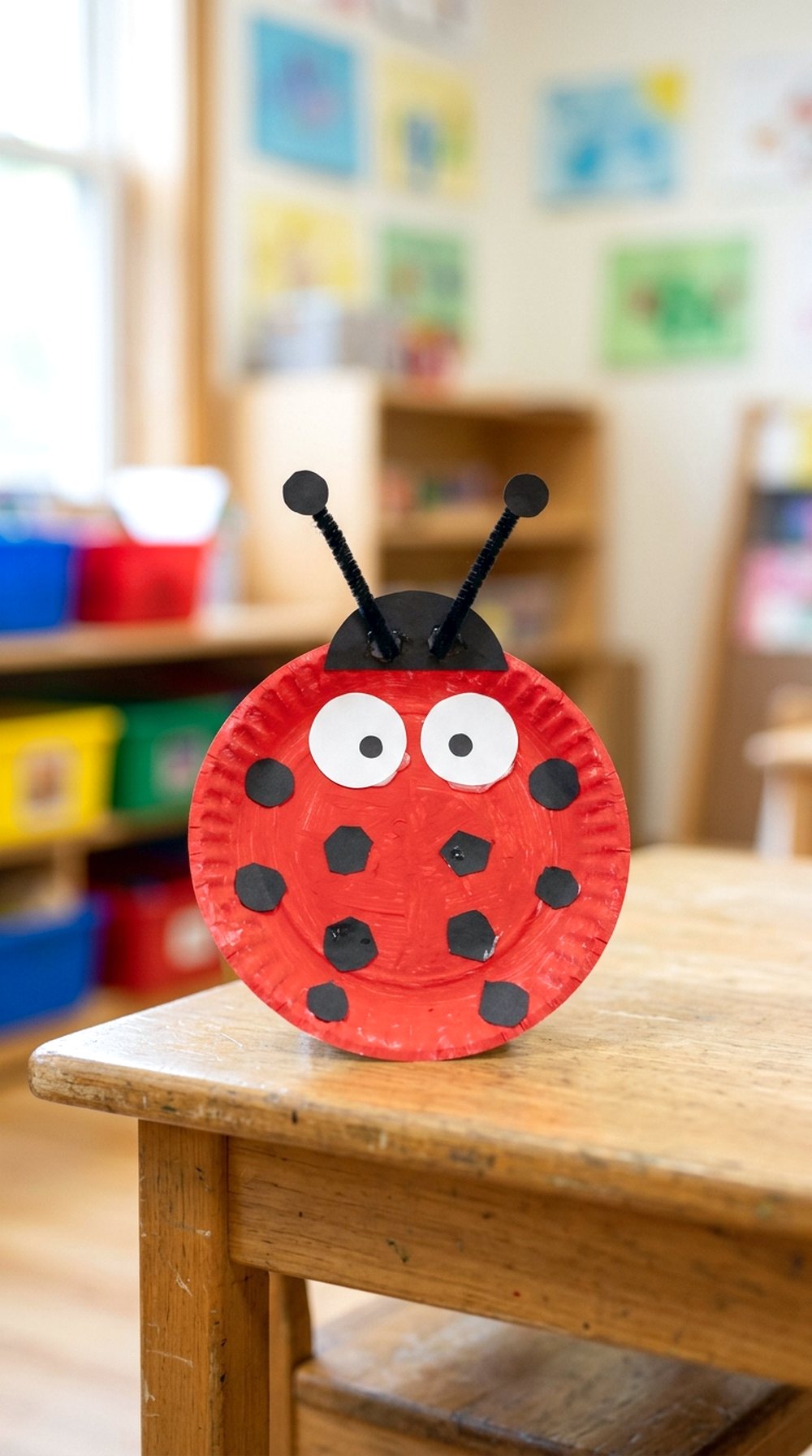 Paper Plate Ladybug