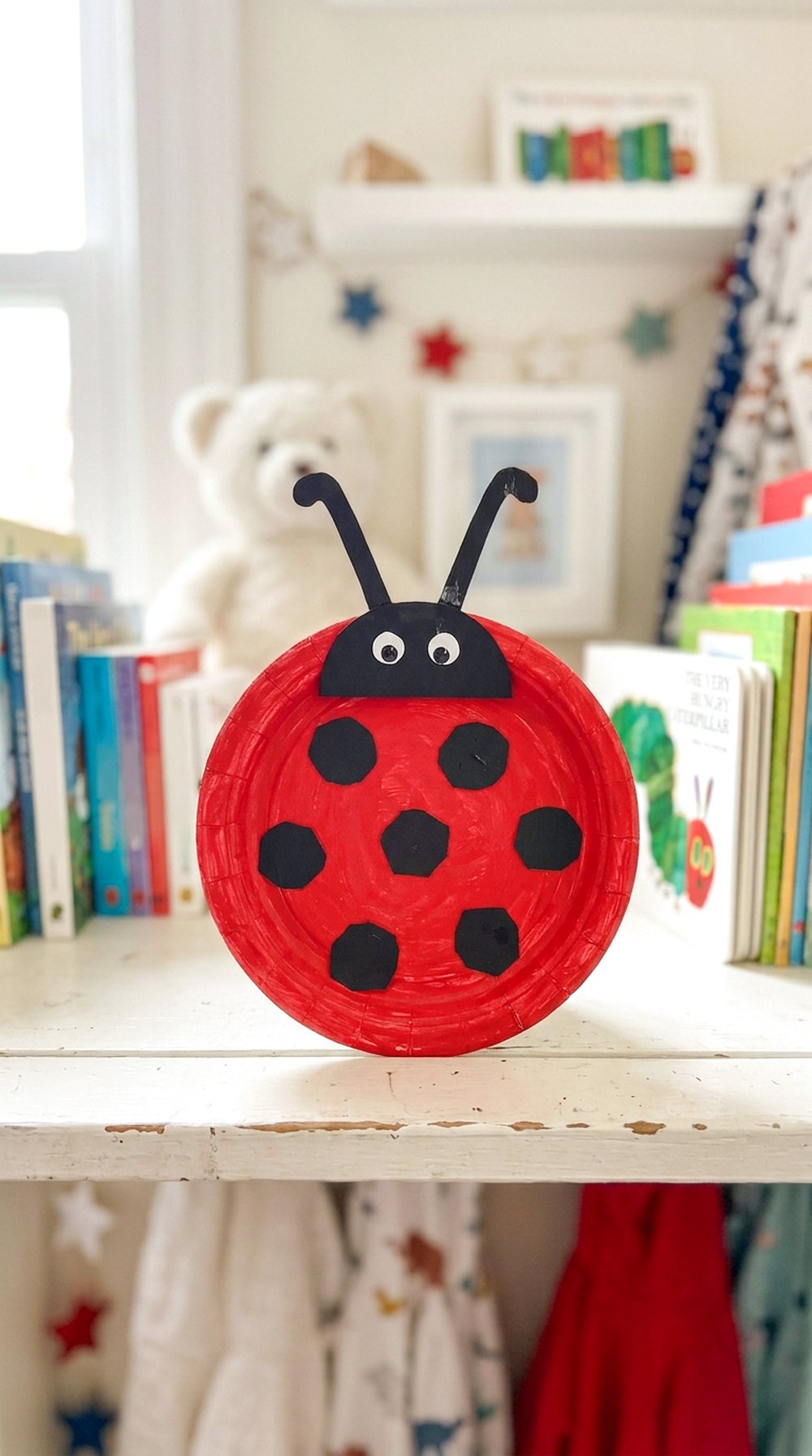 Paper Plate Ladybug