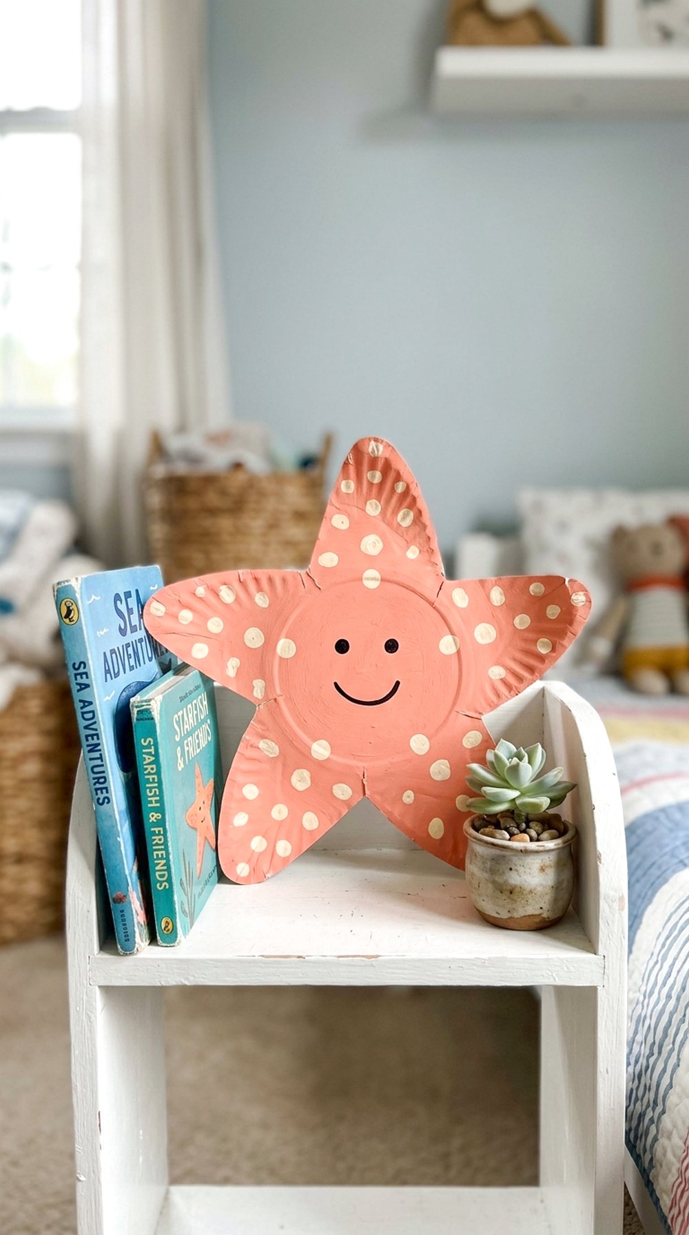 Paper Plate Starfish