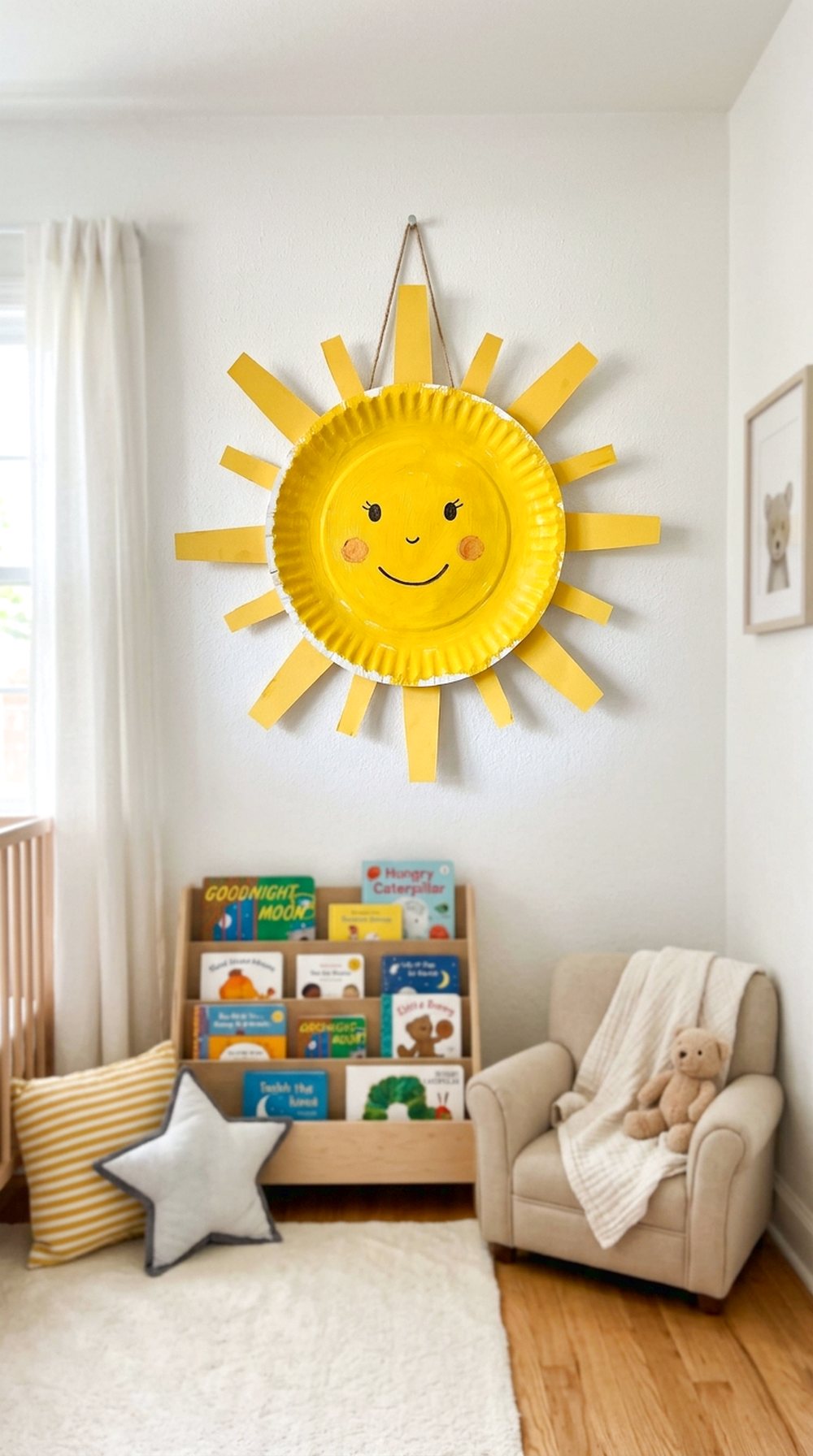 Paper Plate Sun Wall Art