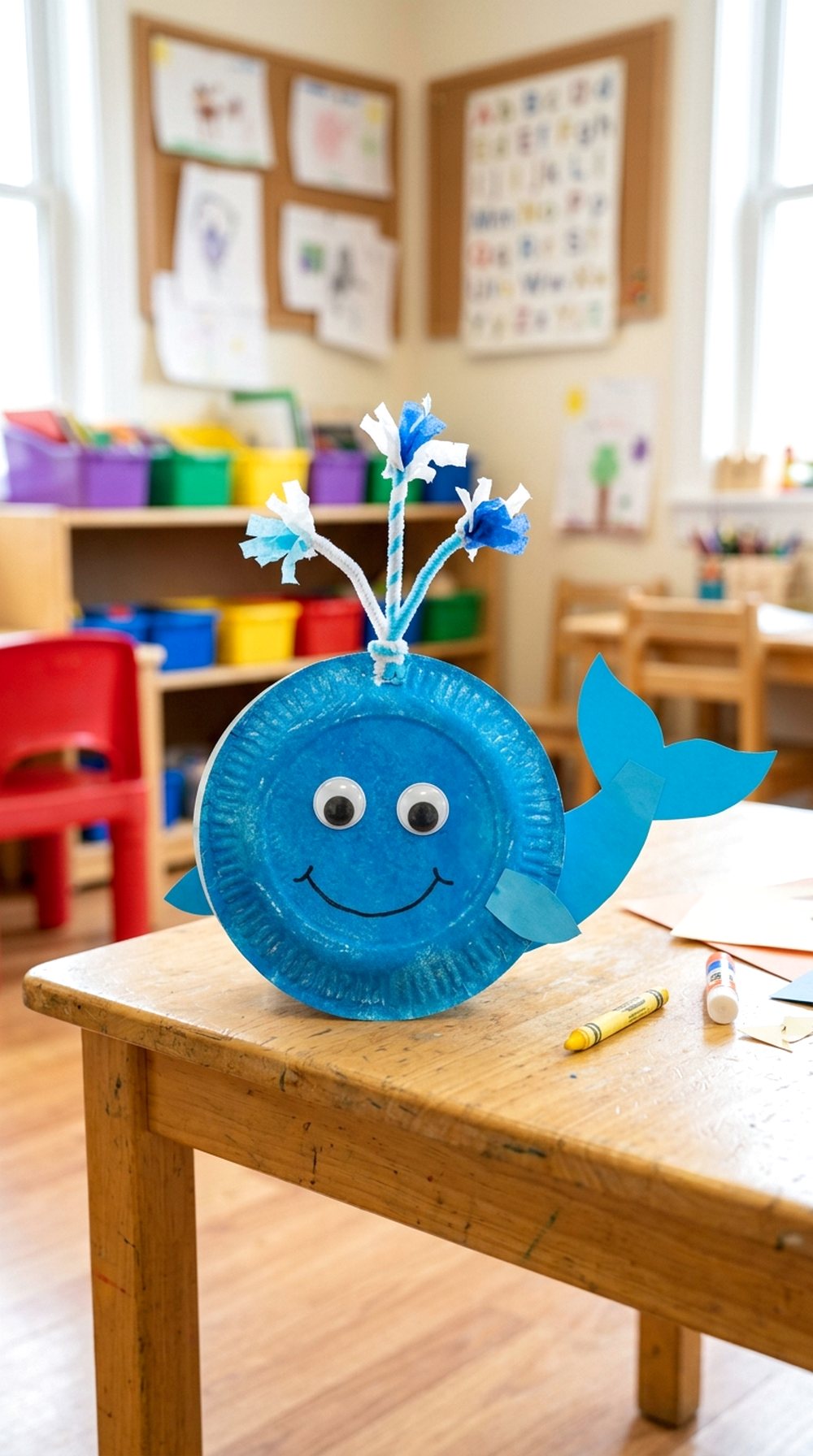 Paper Plate Whale