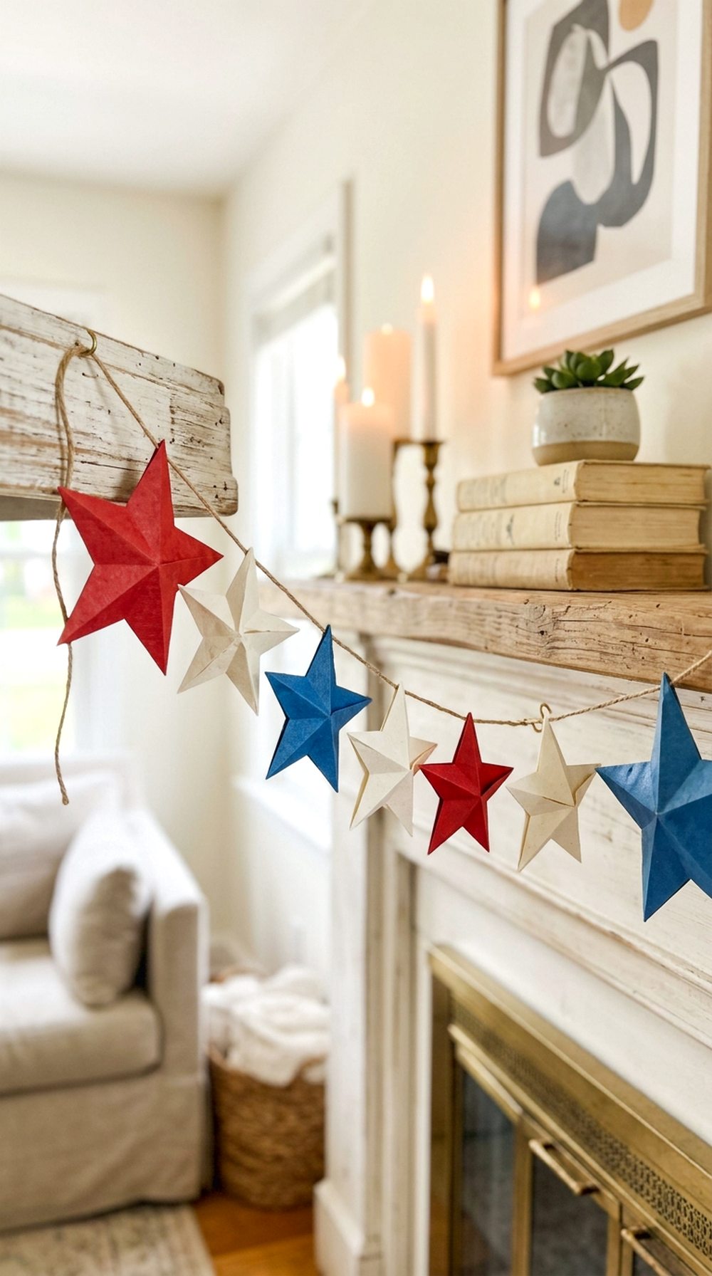 Paper Star Garland