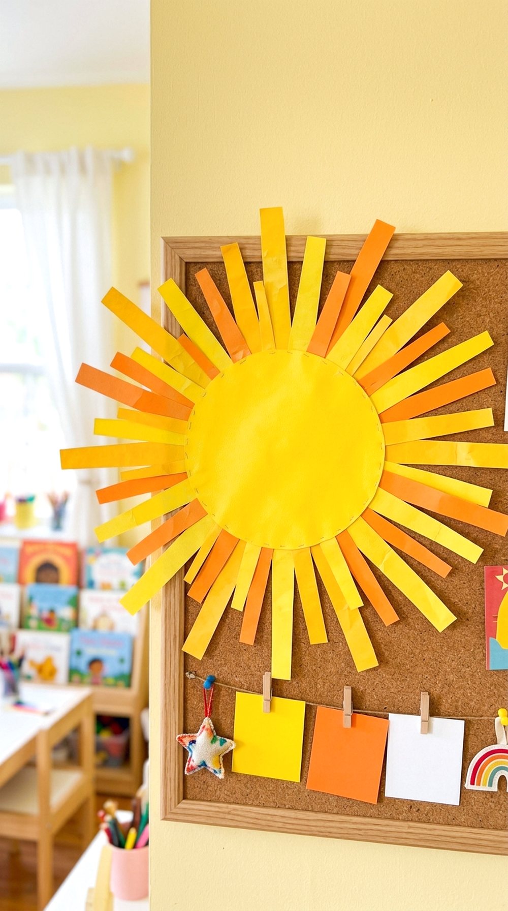 Paper Sun Bulletin Board