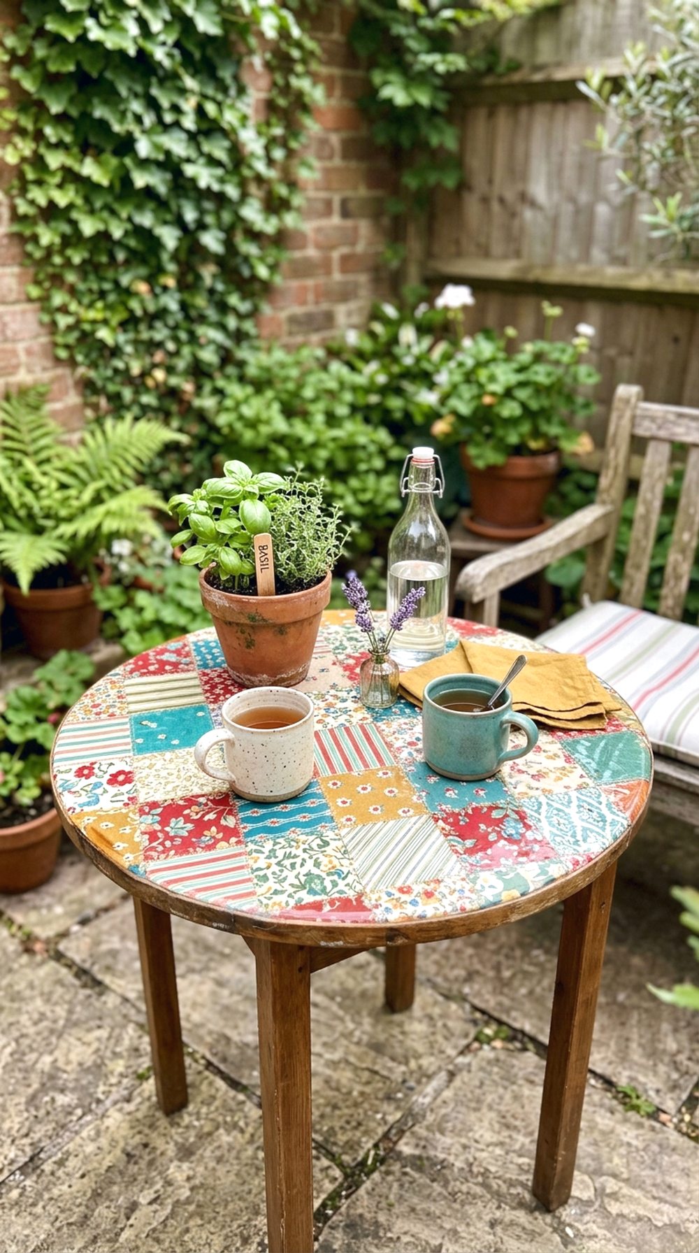 Patchwork Garden Table