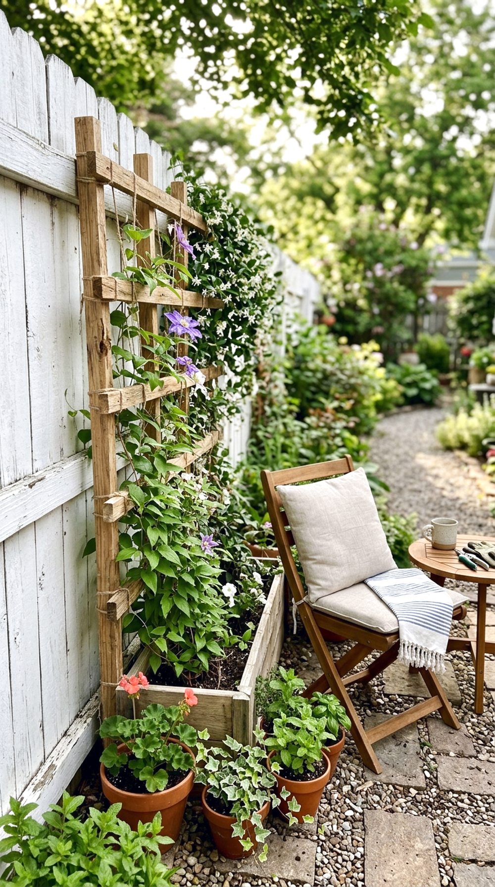 Patio Trellis Garden