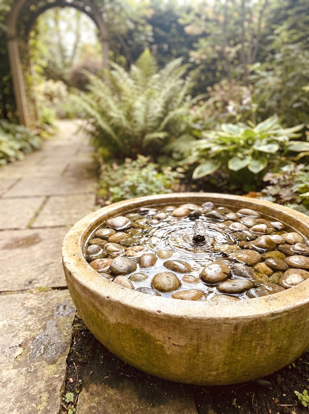 Pebble Basin Fountain