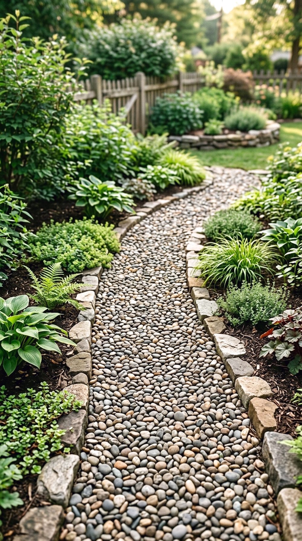 Pebble Garden Path