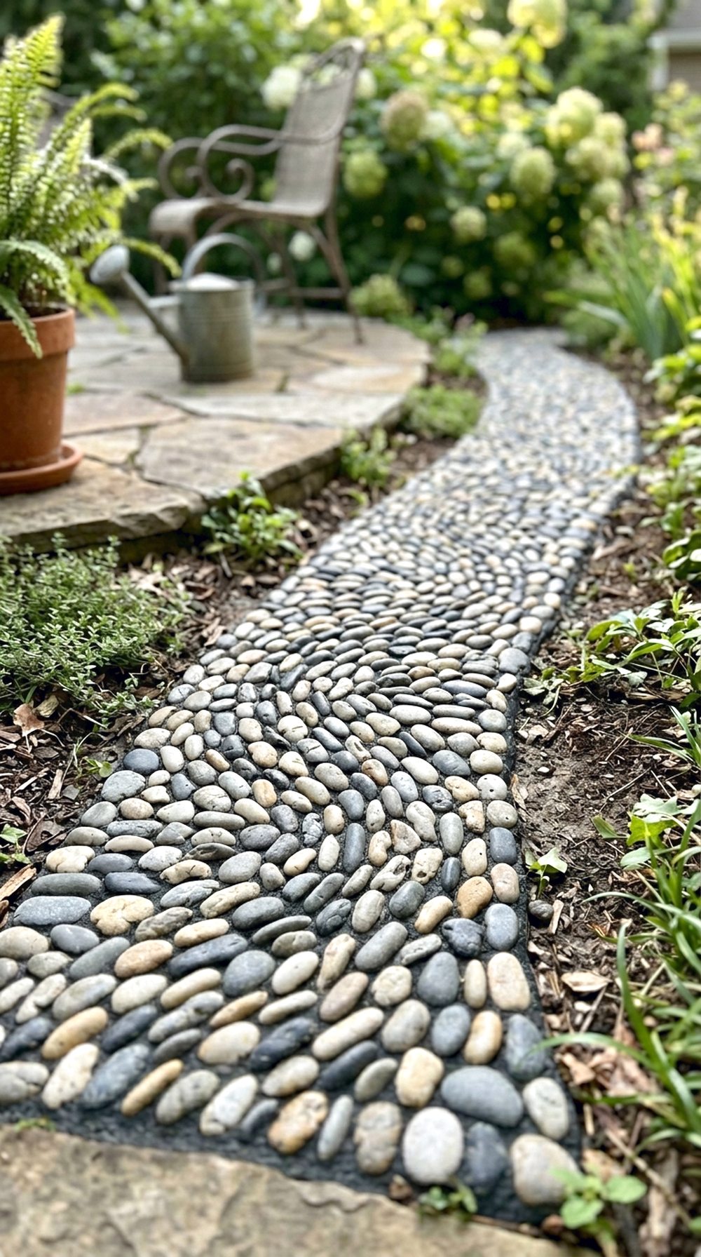 Pebble Mosaic Walkway