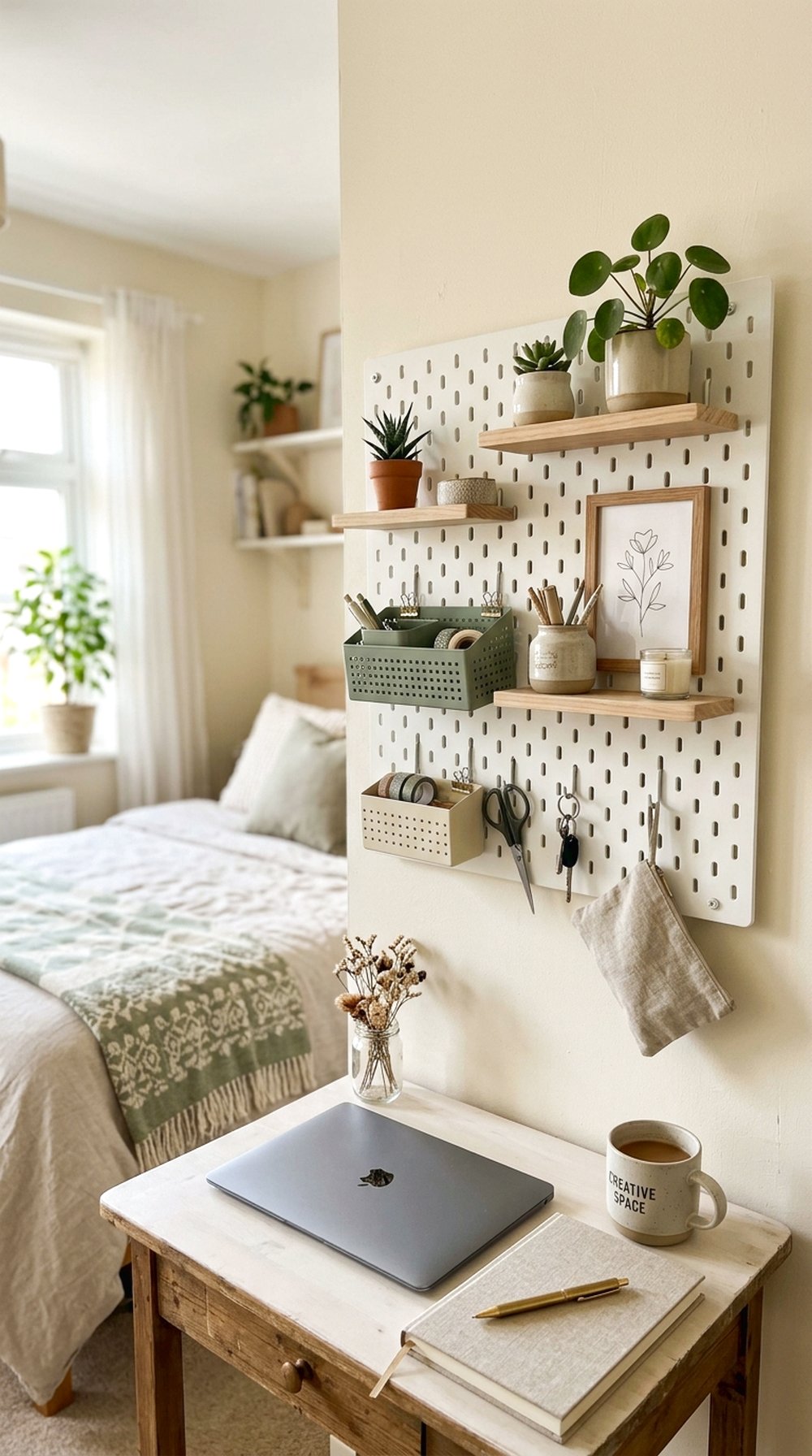 Pegboard Wall Organizer