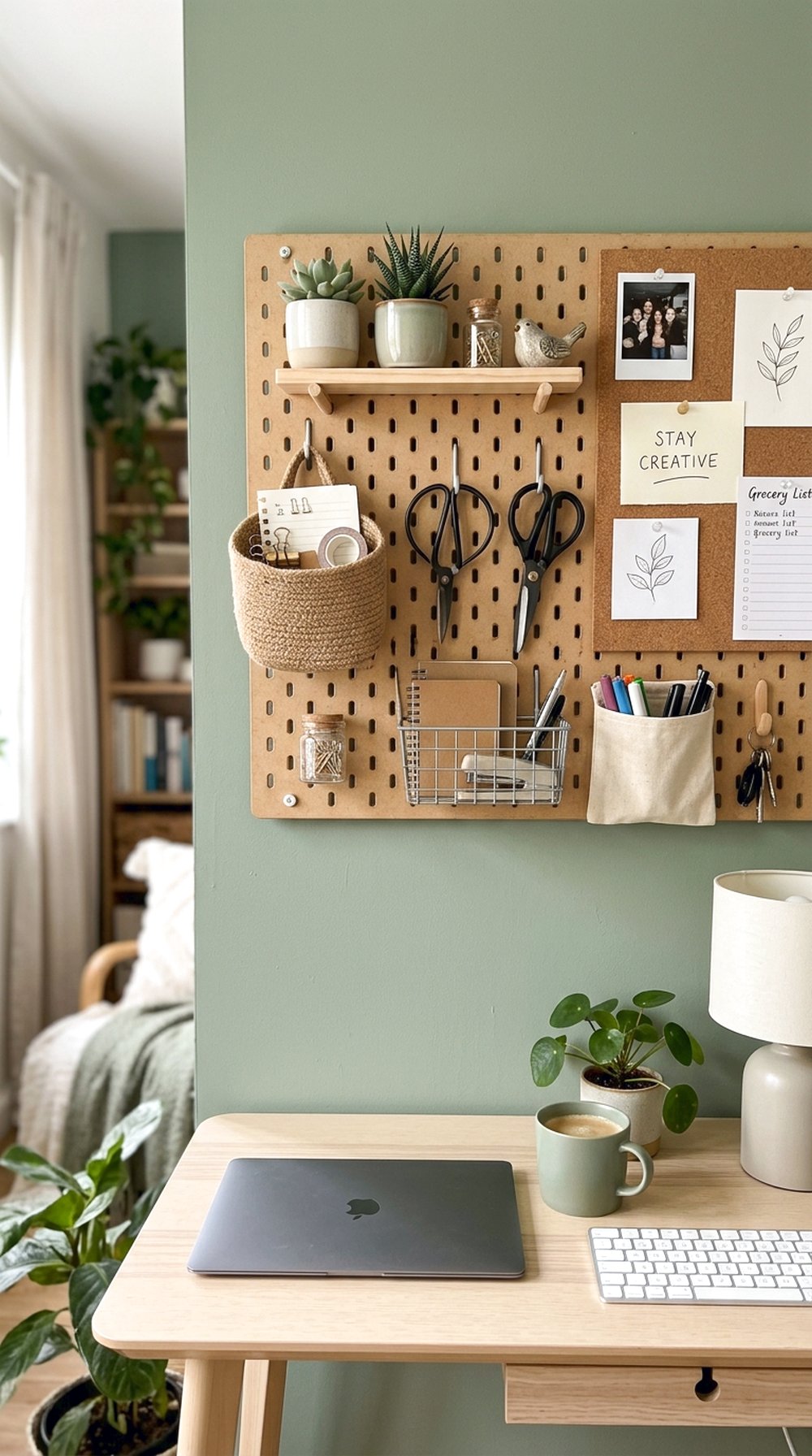 Pegboard Wall Organizer
