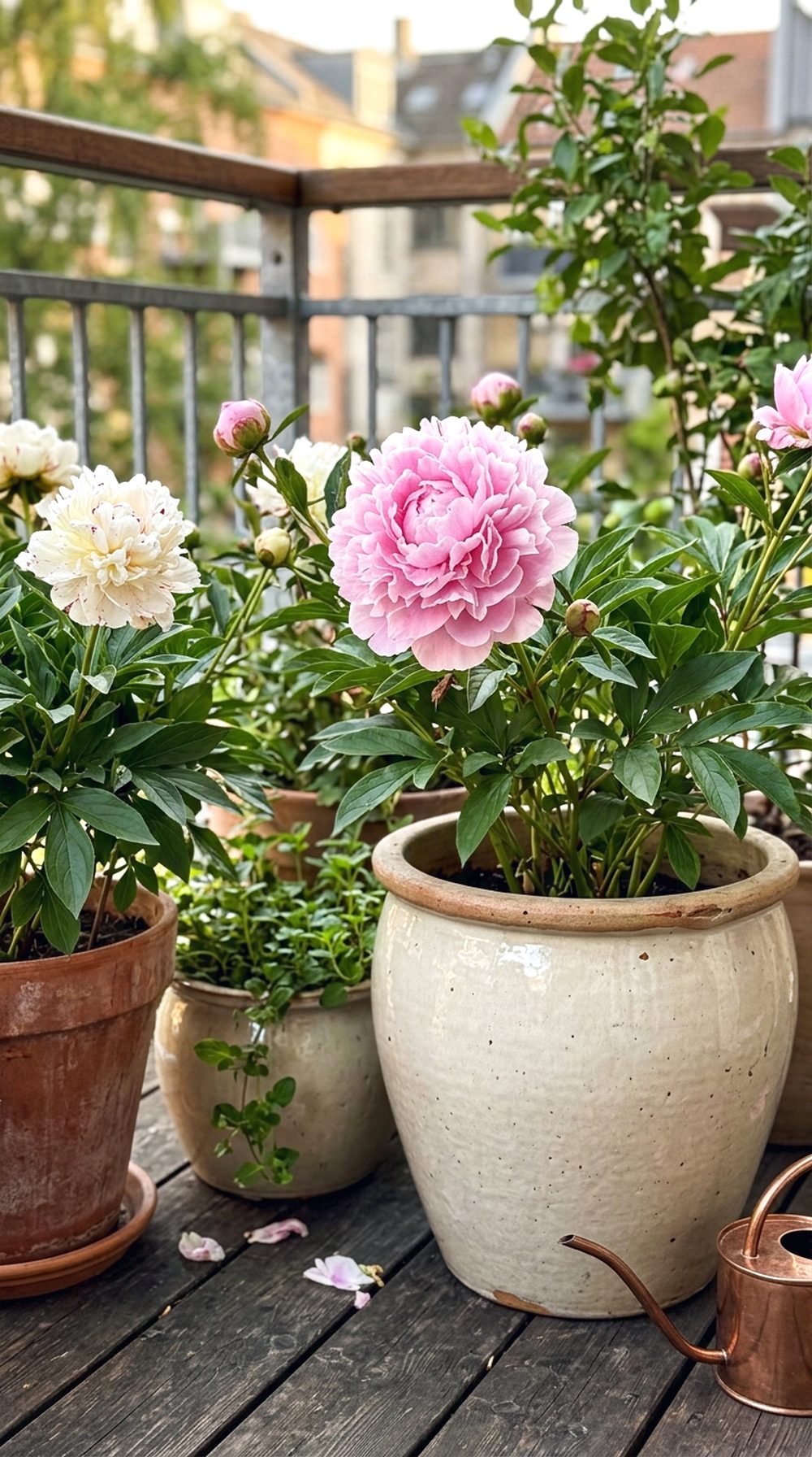 Peony Container Garden