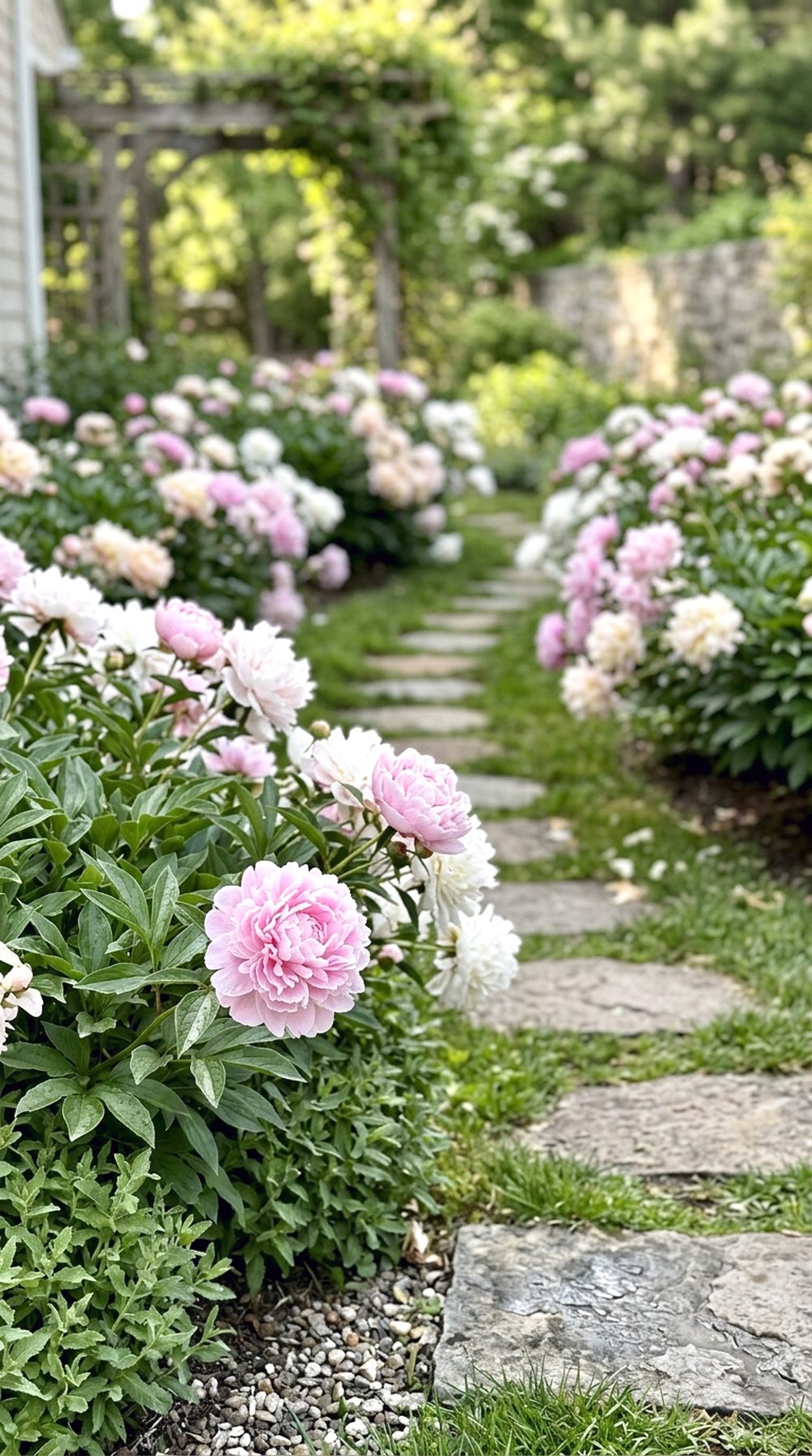Peony Walkway Planting