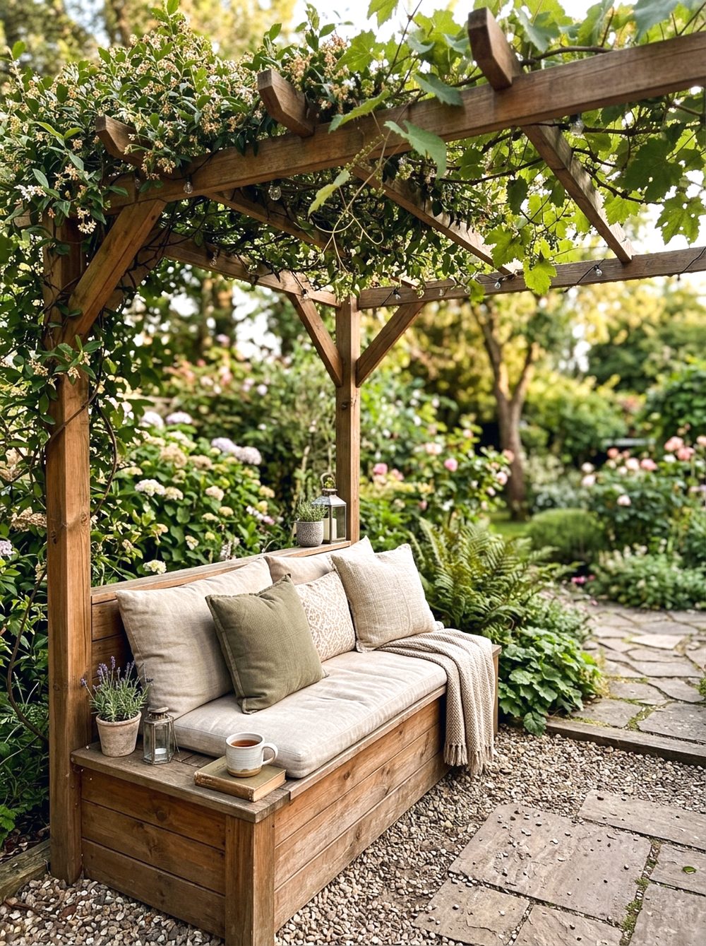 Pergola Seating Corner