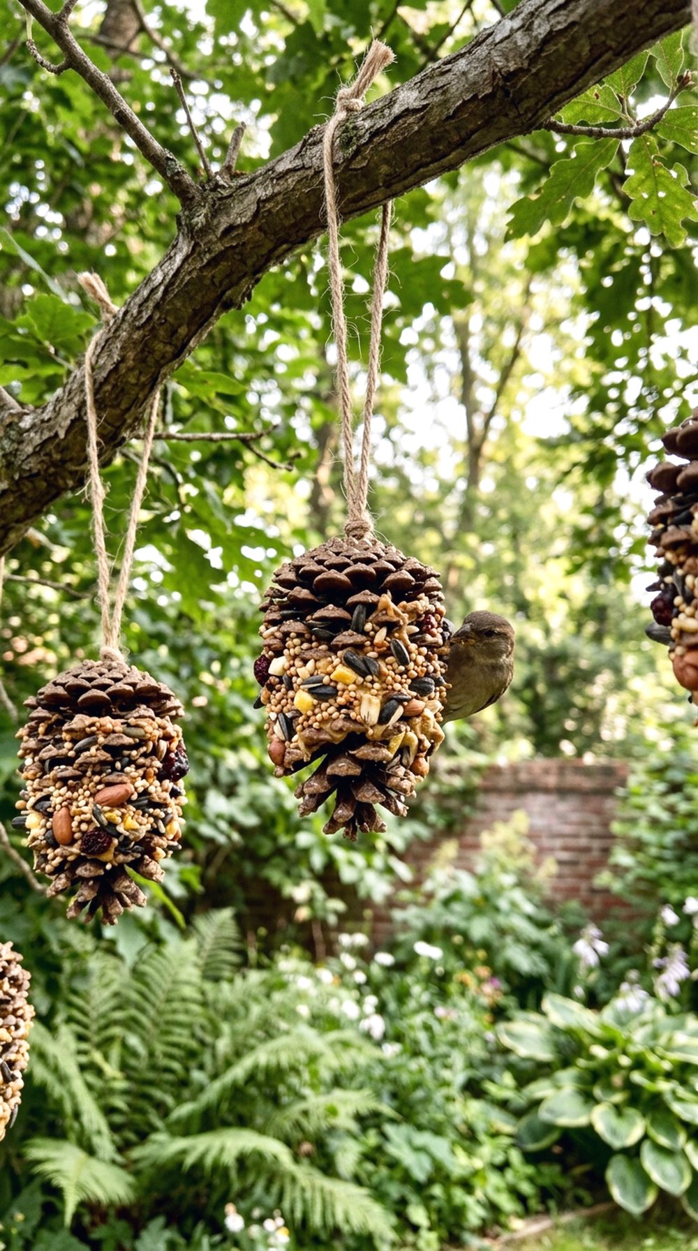 Pinecone Bird Feeders