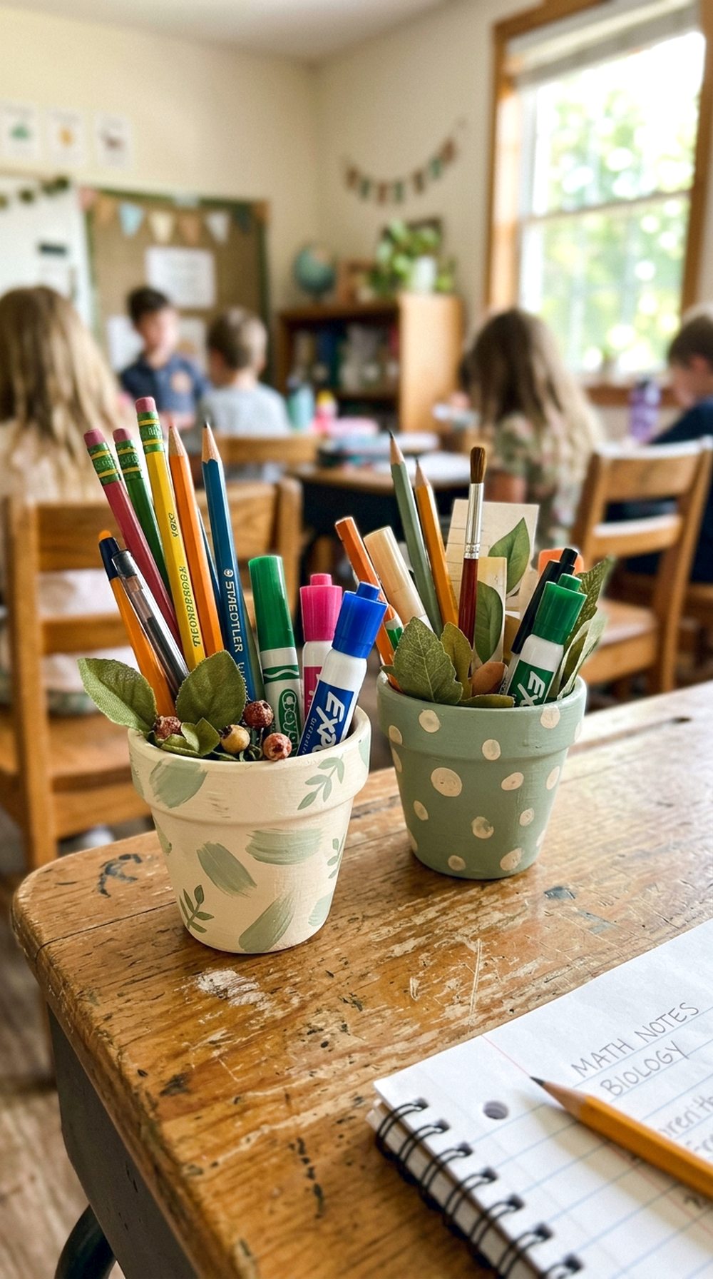 Plant Pot Pencil Holders