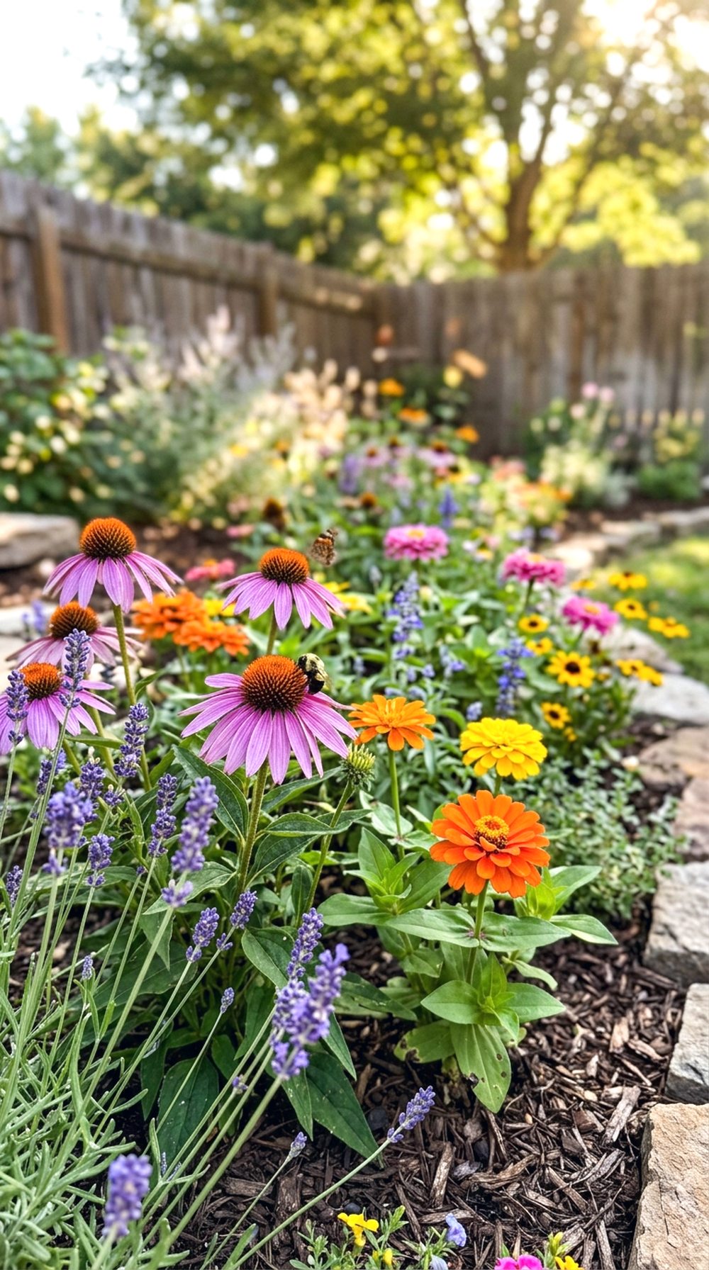 Pollinator-Friendly Flower Layout
