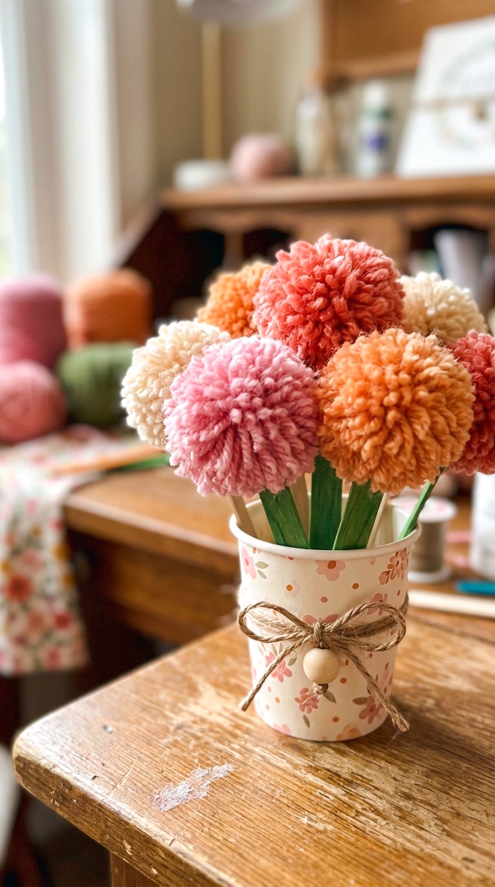 Pom Pom Flowers