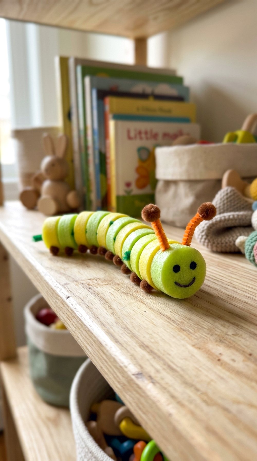 Pool Noodle Caterpillar