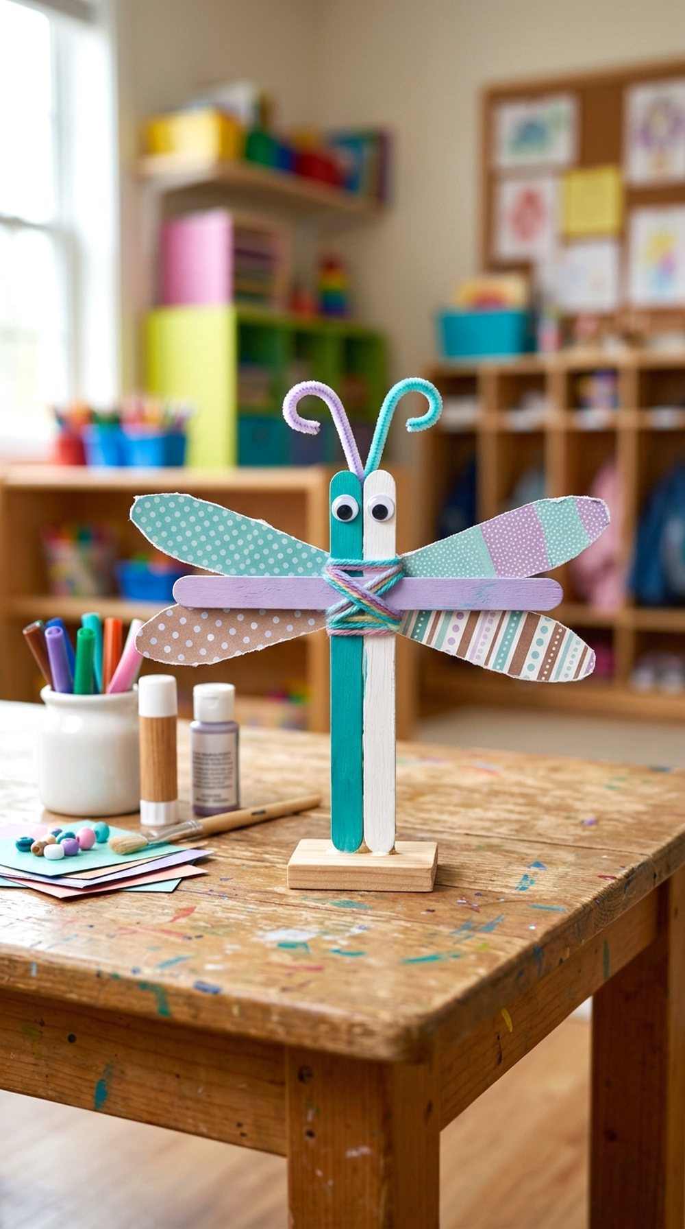 Popsicle Stick Dragonfly
