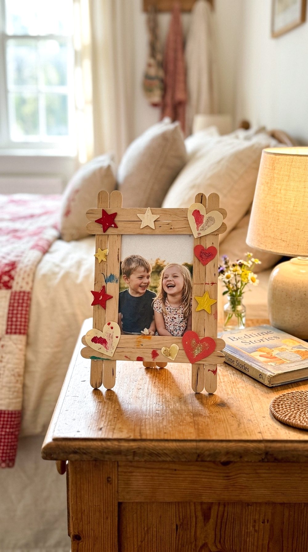 Popsicle Stick Photo Frame