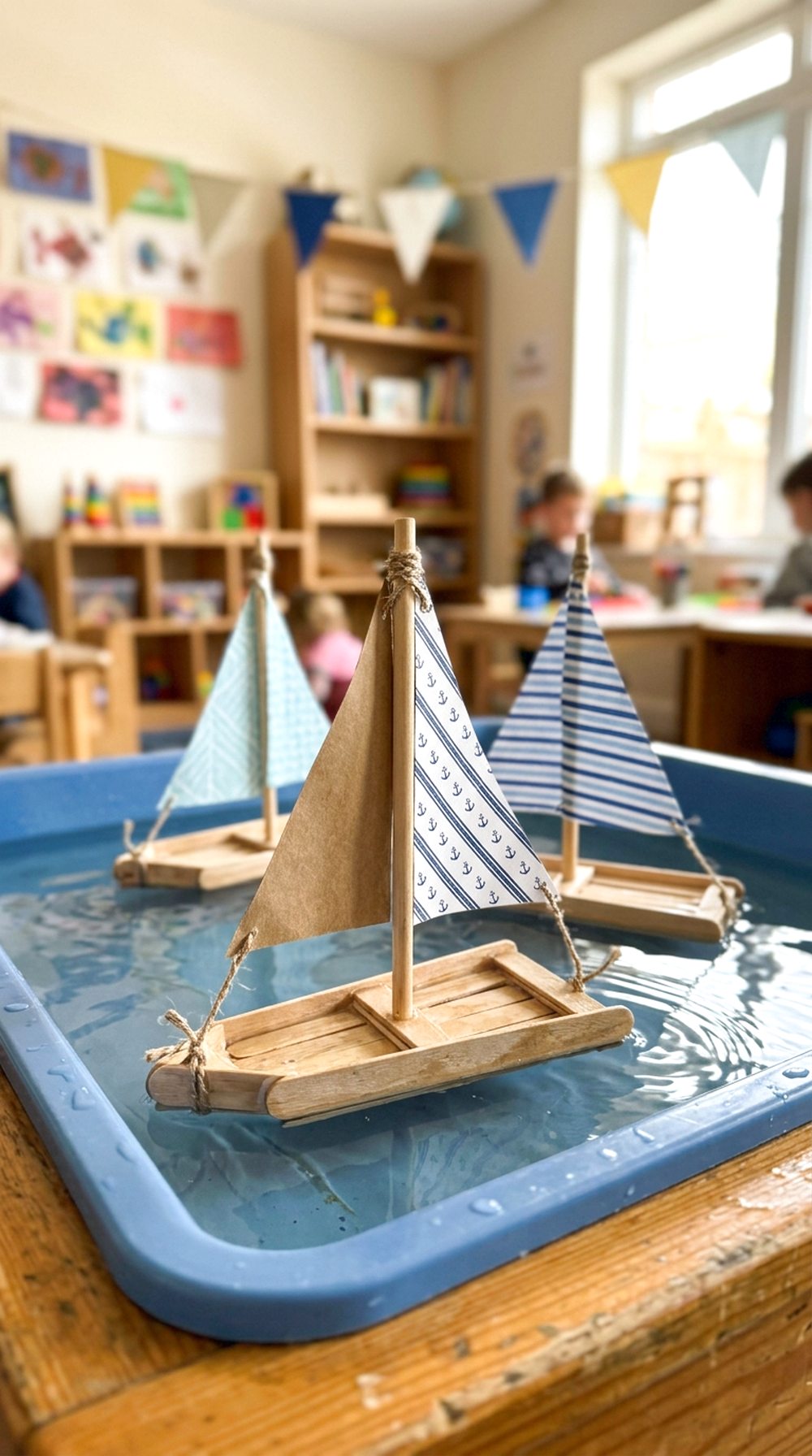 Popsicle Stick Sailboats