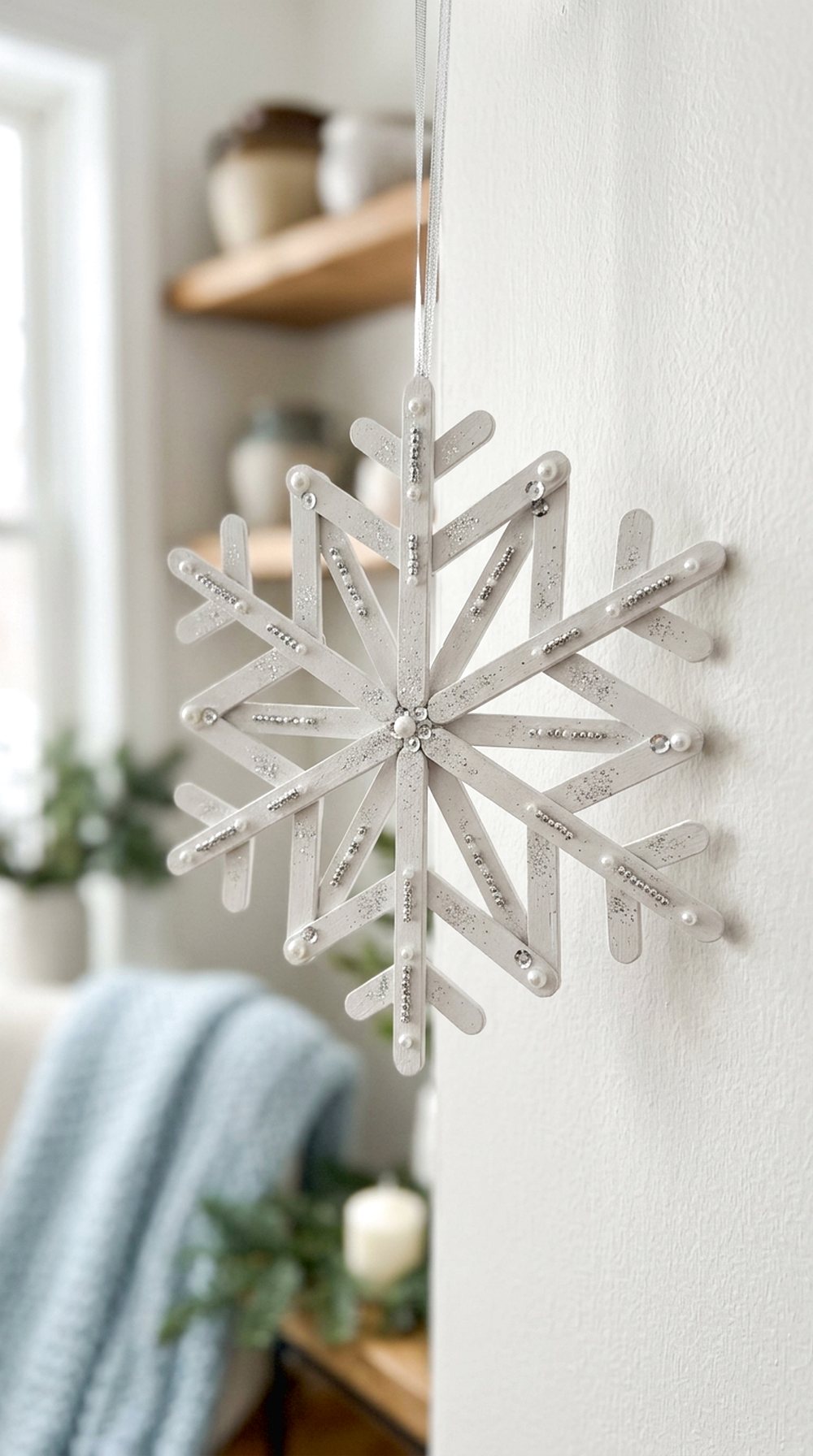 Popsicle Stick Snowflake