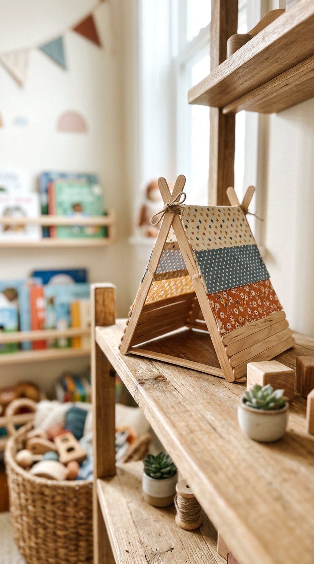 Popsicle Stick Tent