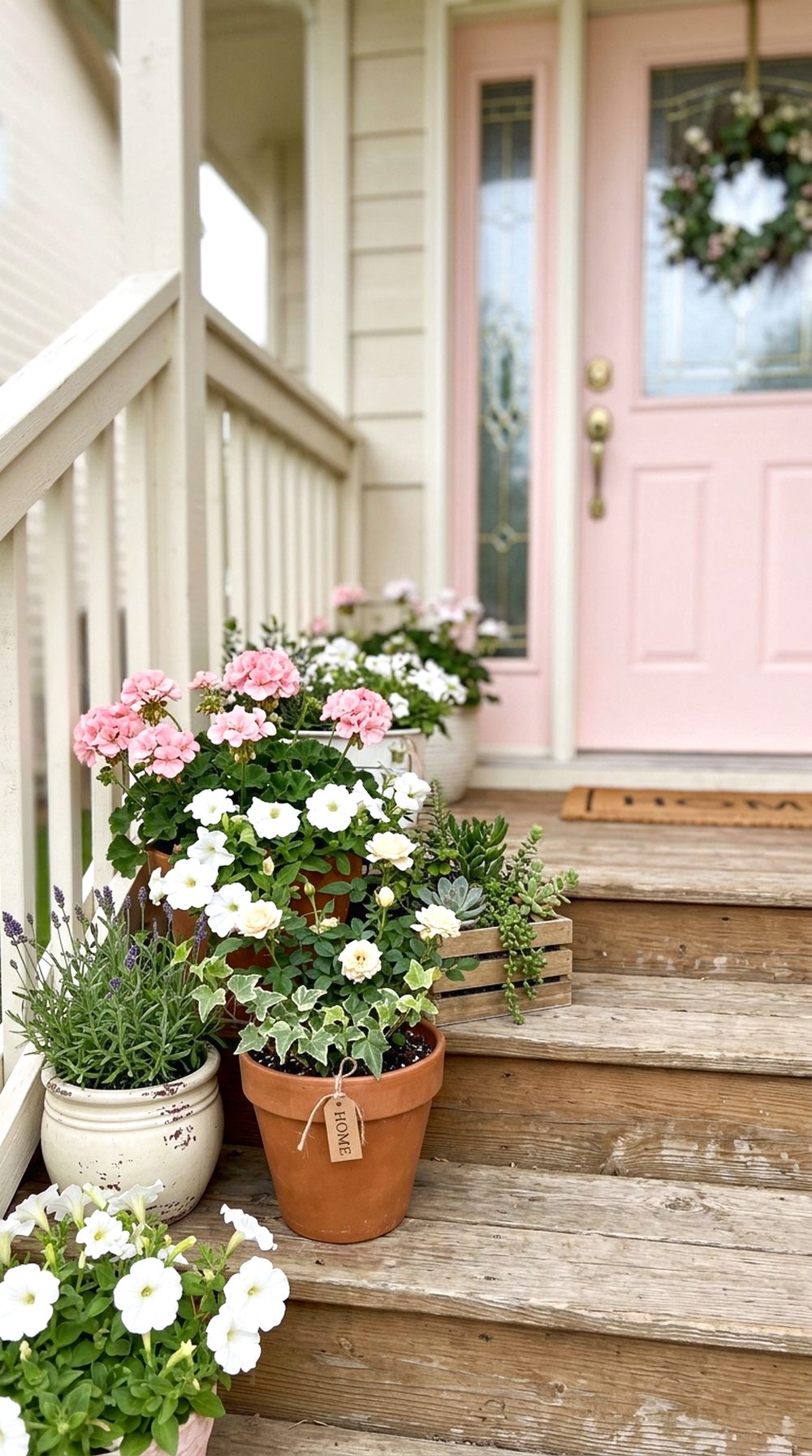 Porch Step Planter Garden