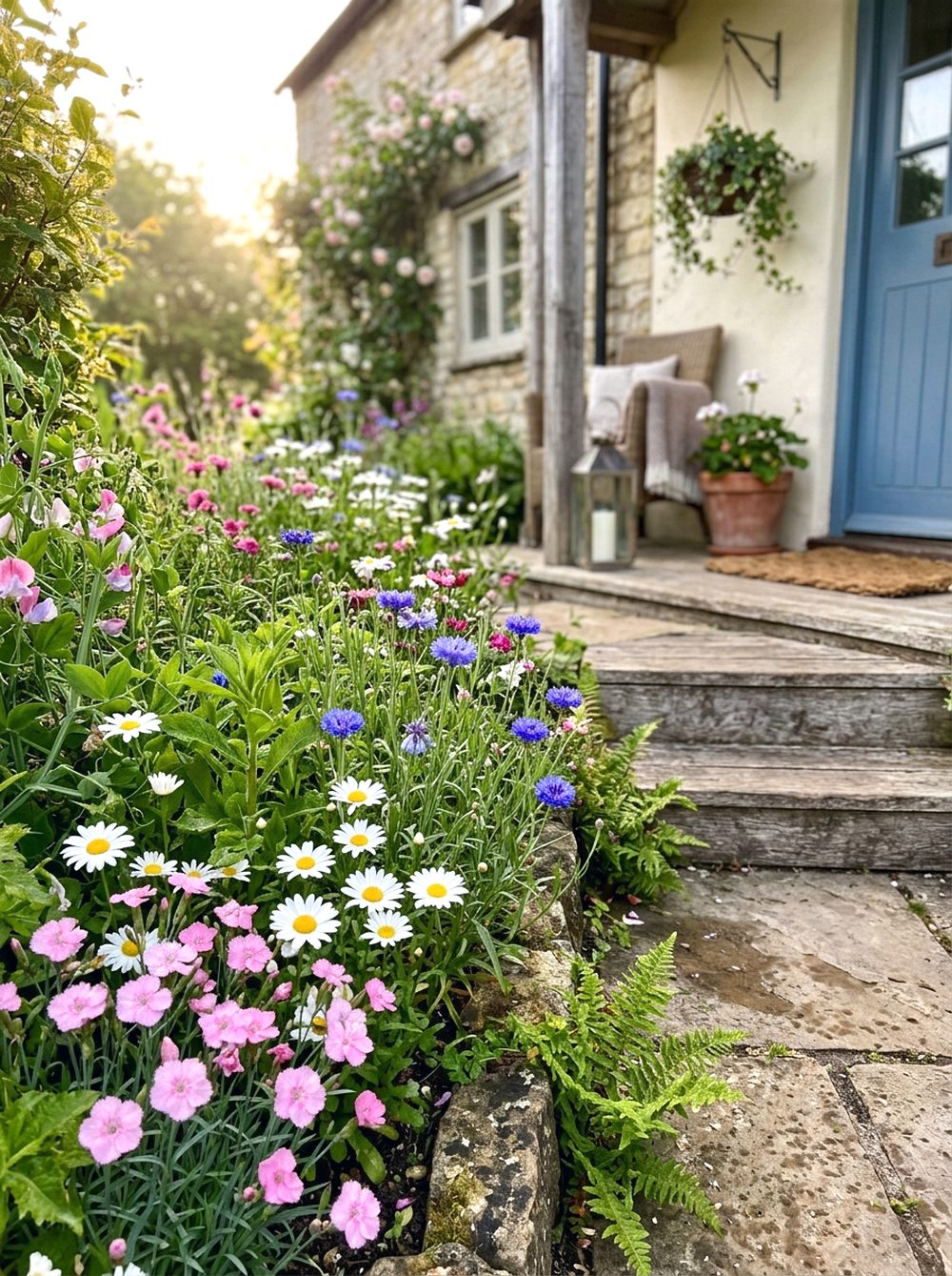 Porch Wildflower Border