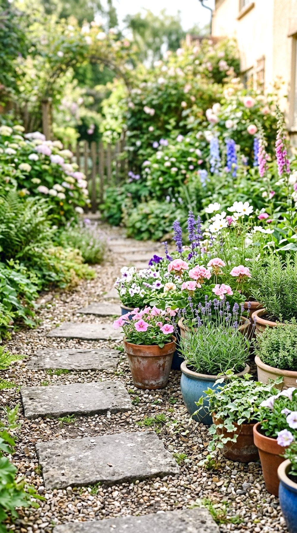 Potted Flower Path