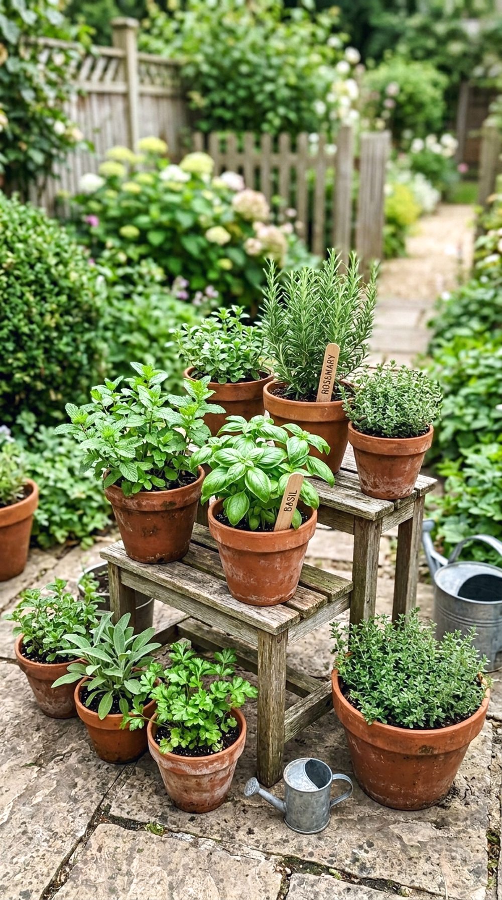 Potted Herb Patio Corner