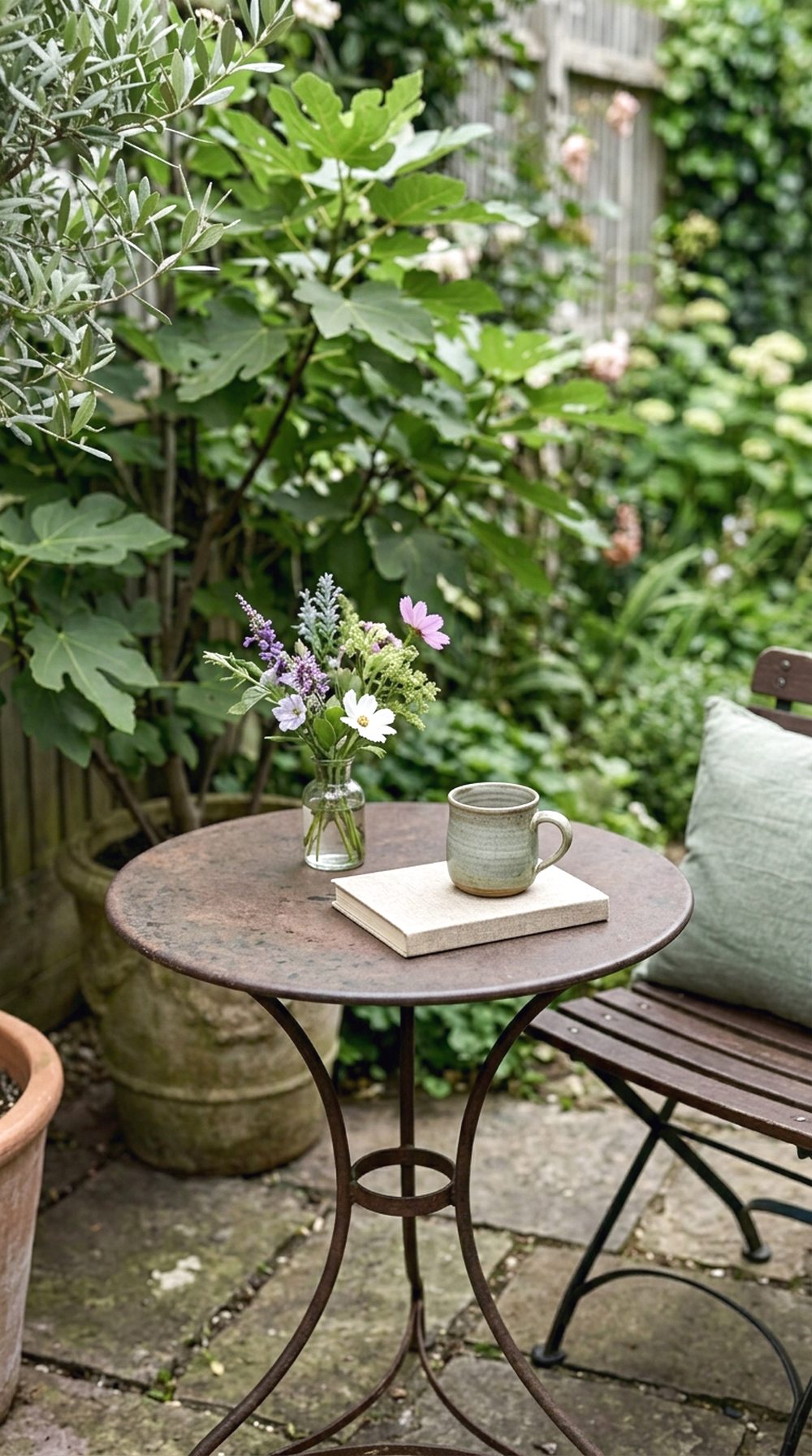 Potted Tree Privacy Corner