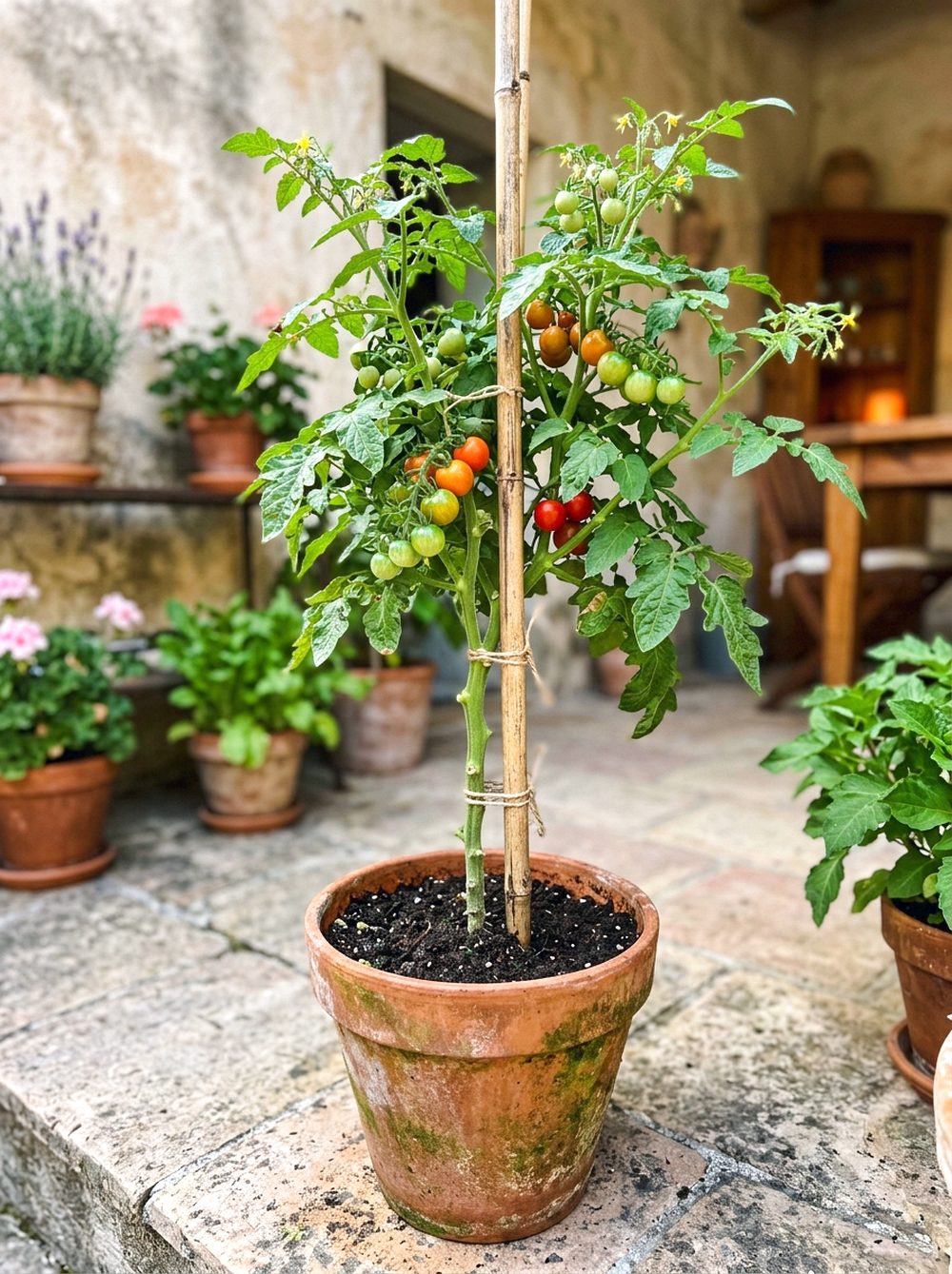 Pruning Tomato Plants in Pots