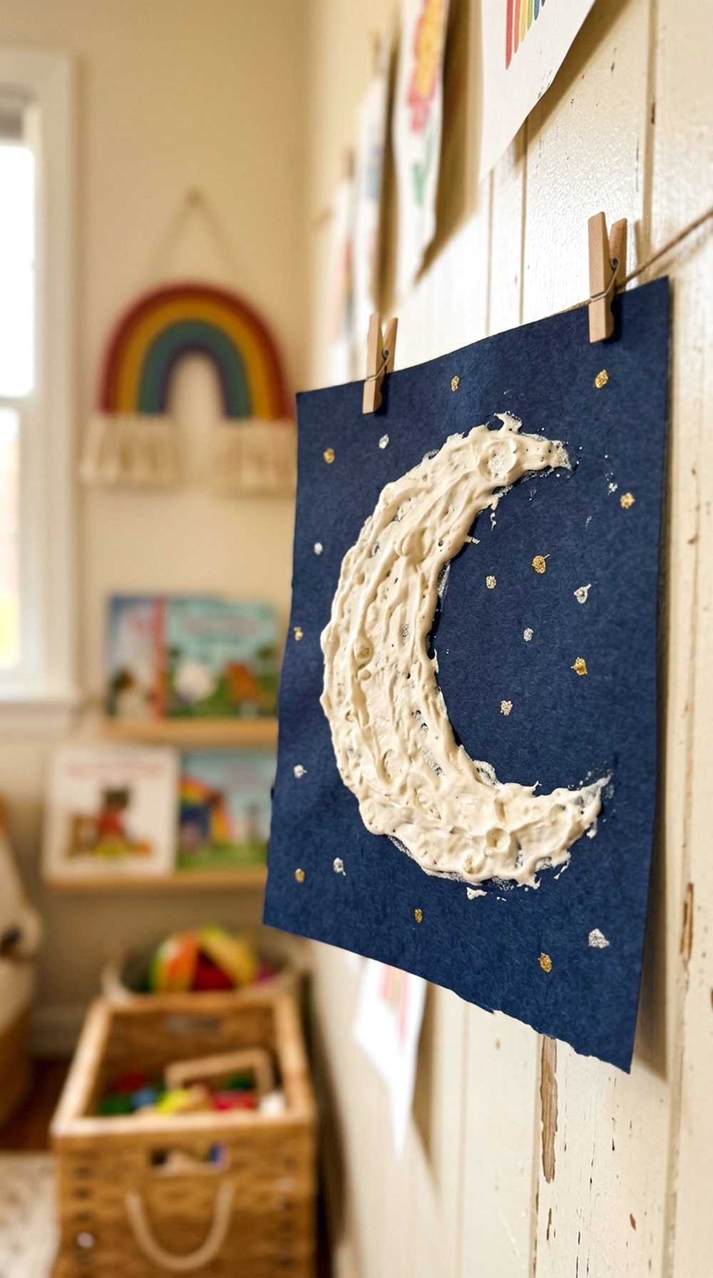 Puffy Paint Moon