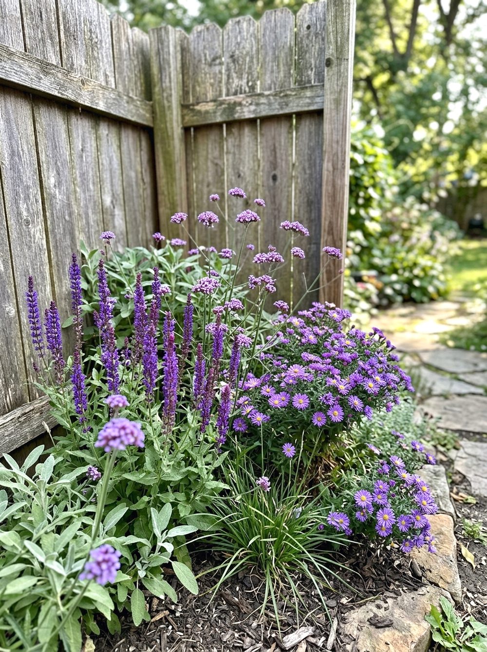 Purple Wildflower Corner
