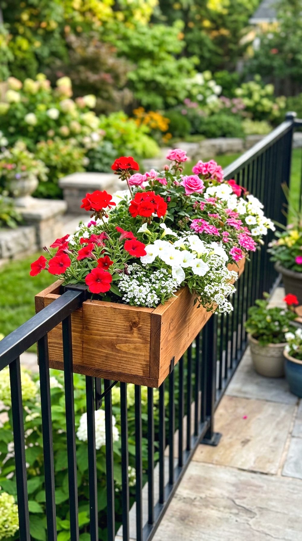 Railing Flower Box