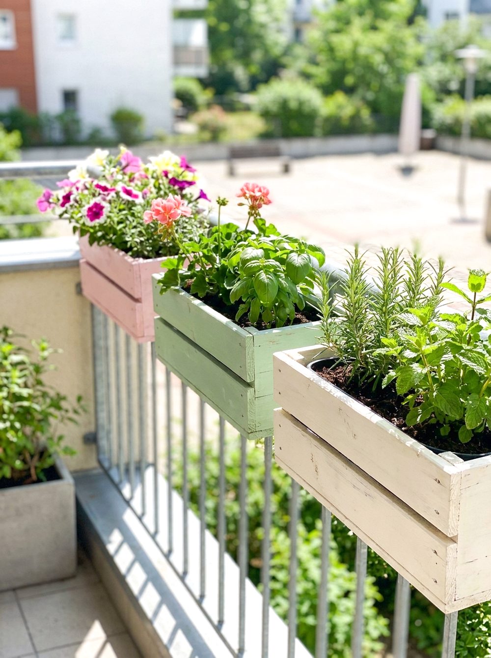 Railing Planter Boxes