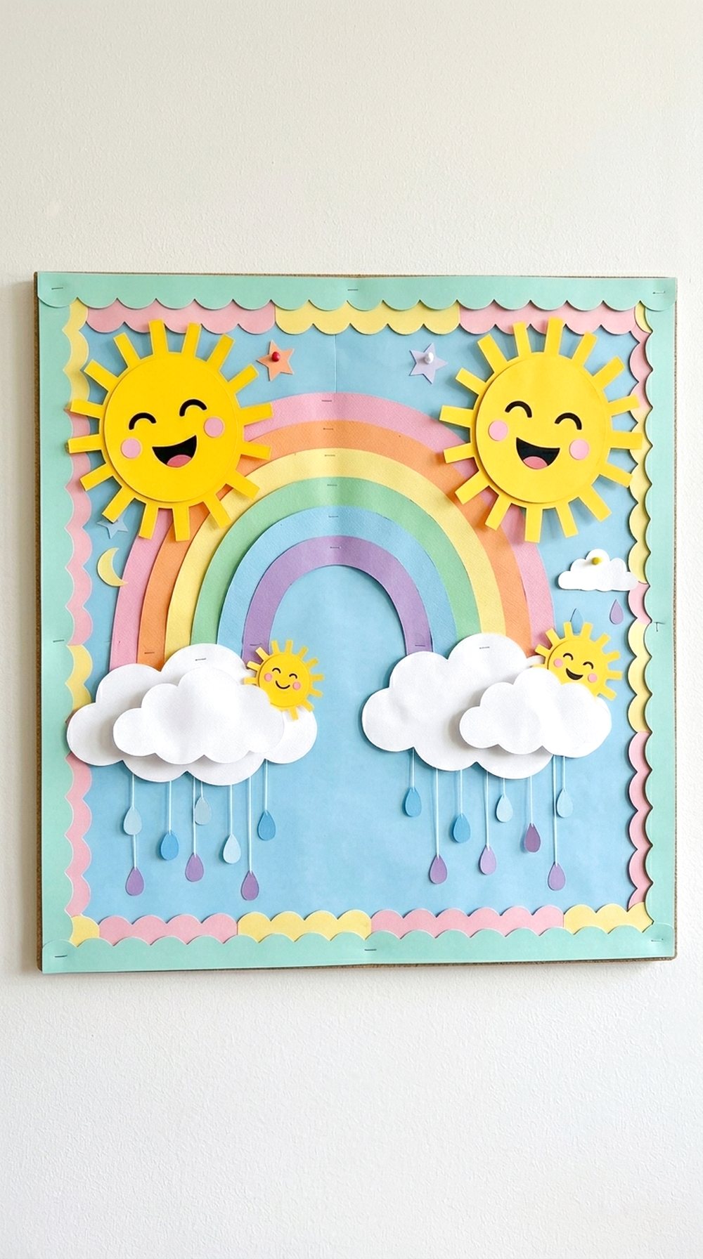 Rainbow Summer Bulletin Board