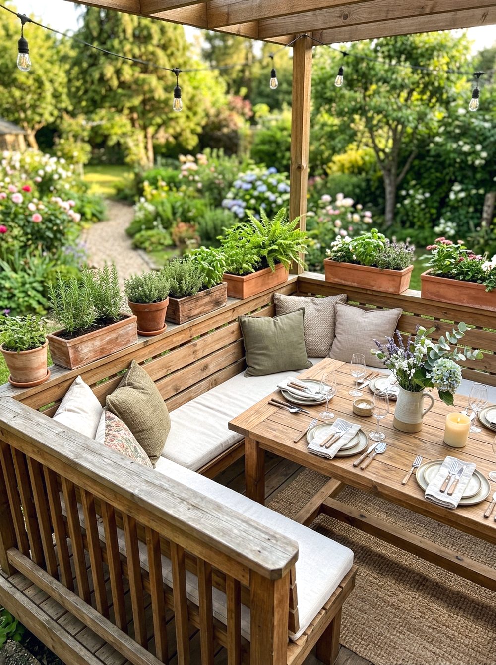 Raised Deck Dining Space