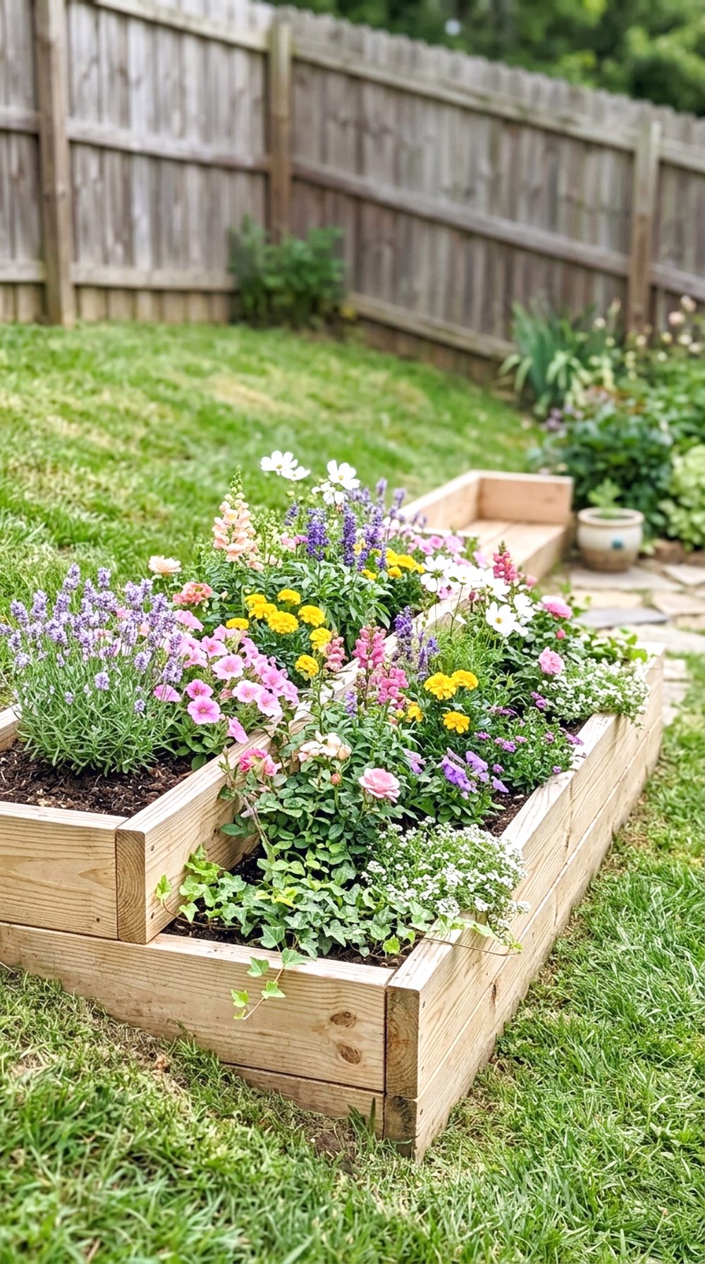 Raised Flower Bed Slope