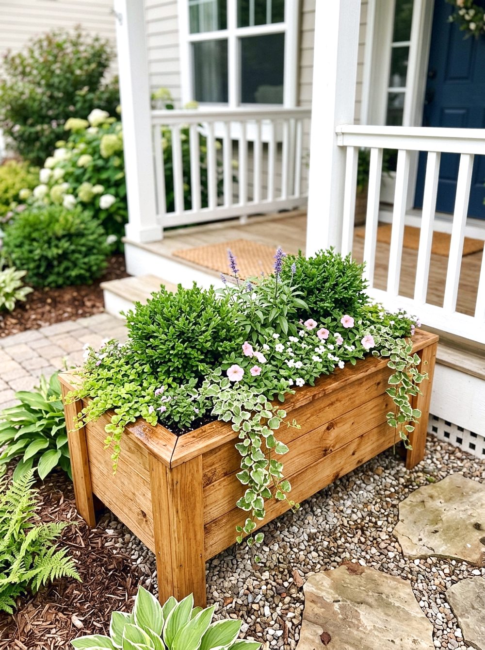 Raised Front Yard Planter