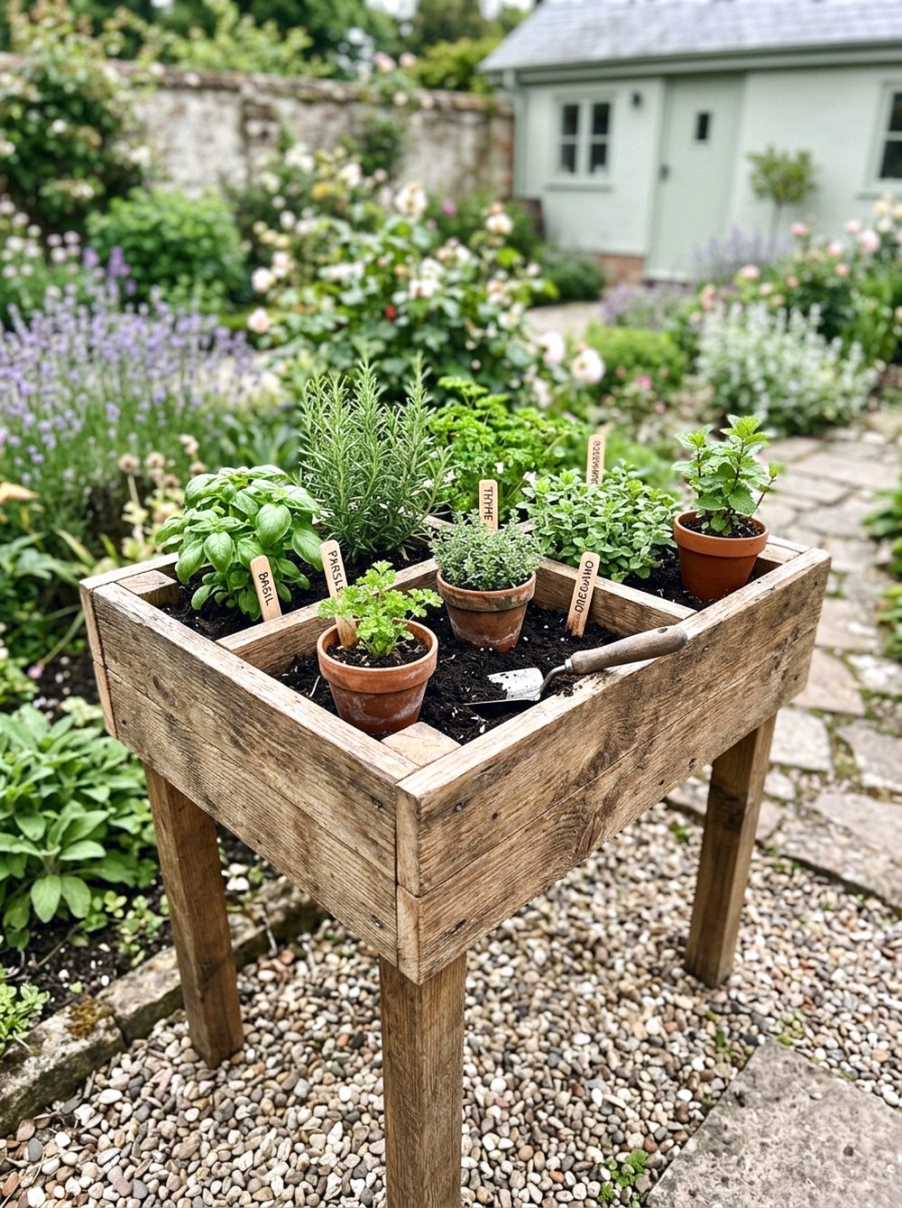 Raised Pet-Safe Herb Planter