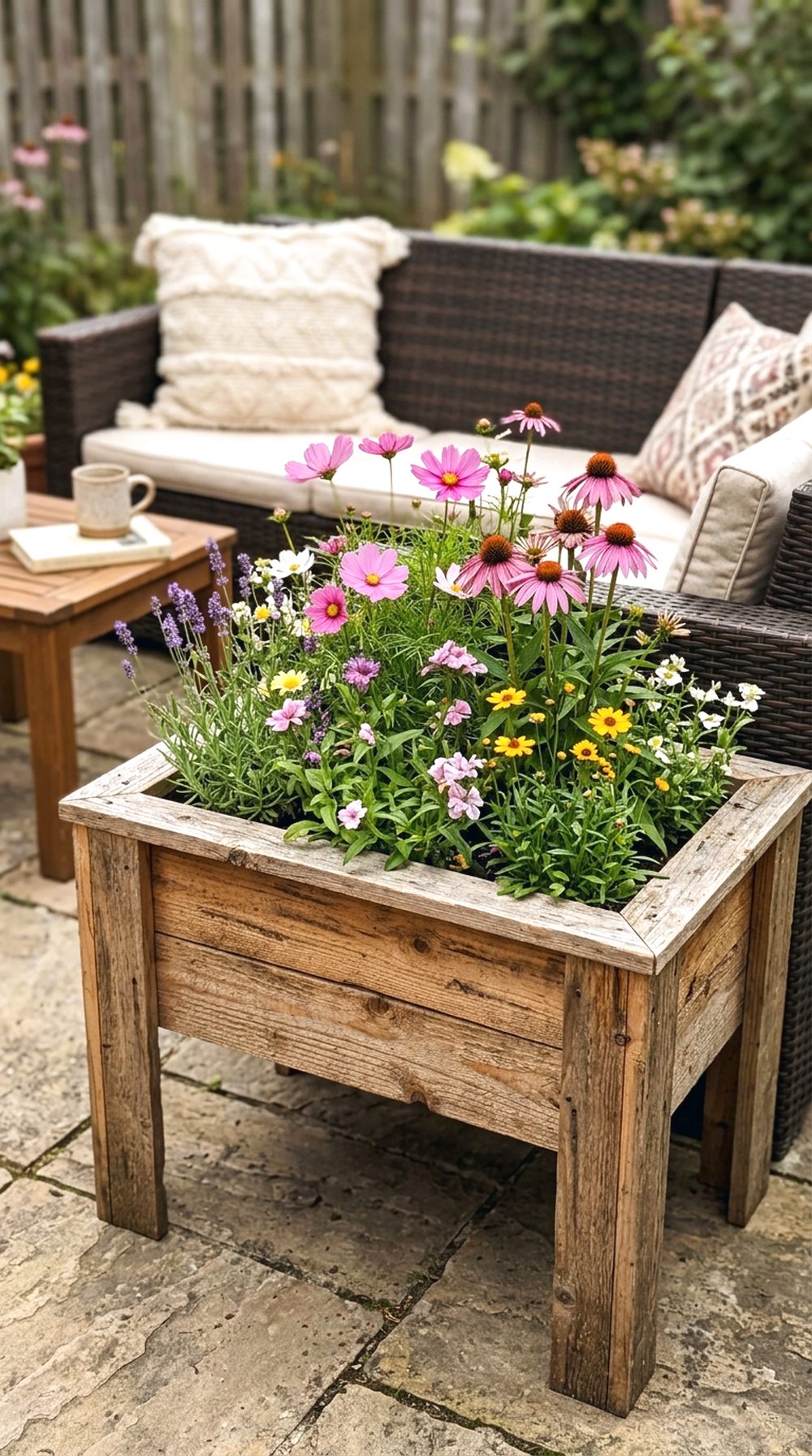 Raised Wildflower Planter