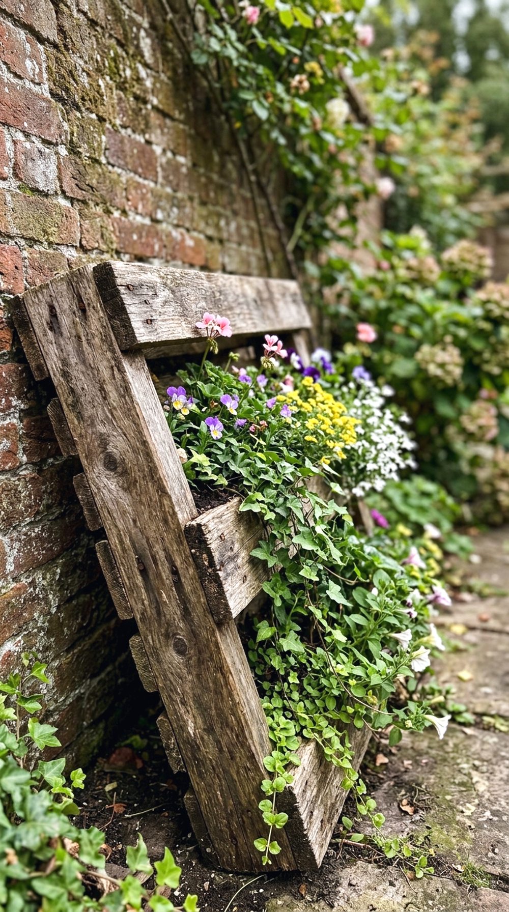 Reclaimed Pallet Planter Box